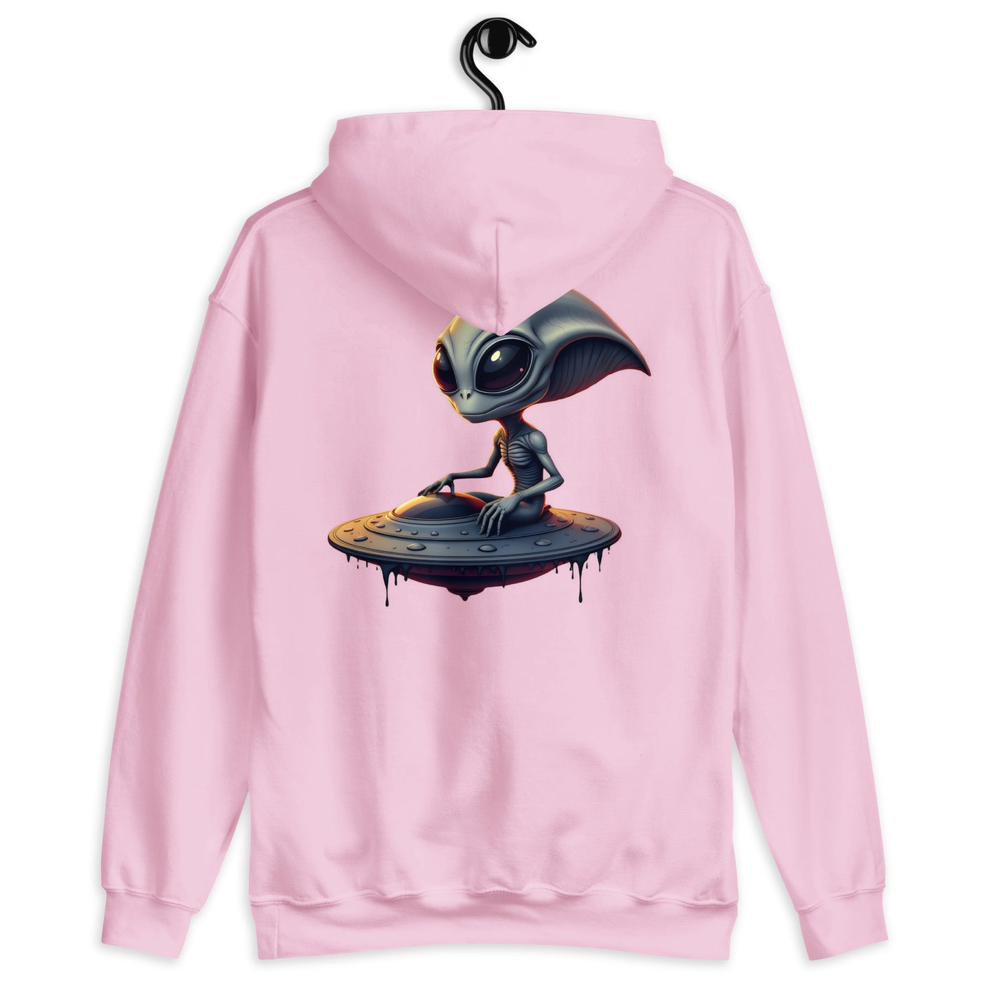Unisex UFO alien armed eyes Hoodie