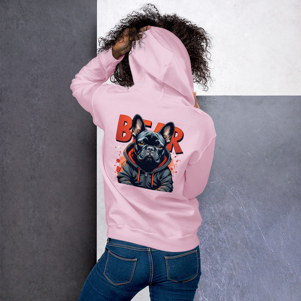Unisex Bear Dog French bulldog classic Hoodie