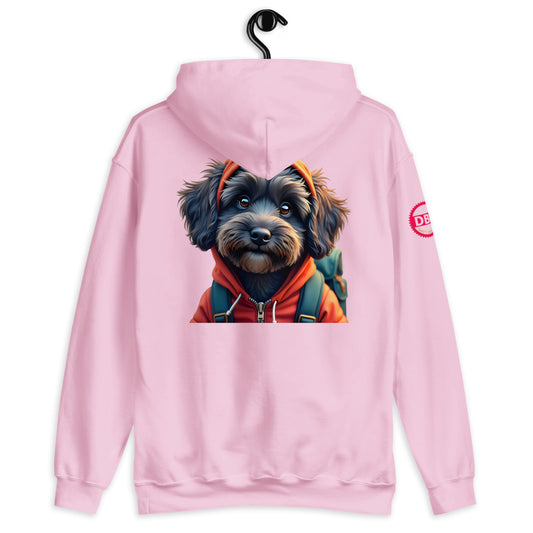 dog ladies Lunar Cockapoo faded t-shirt Hoodie