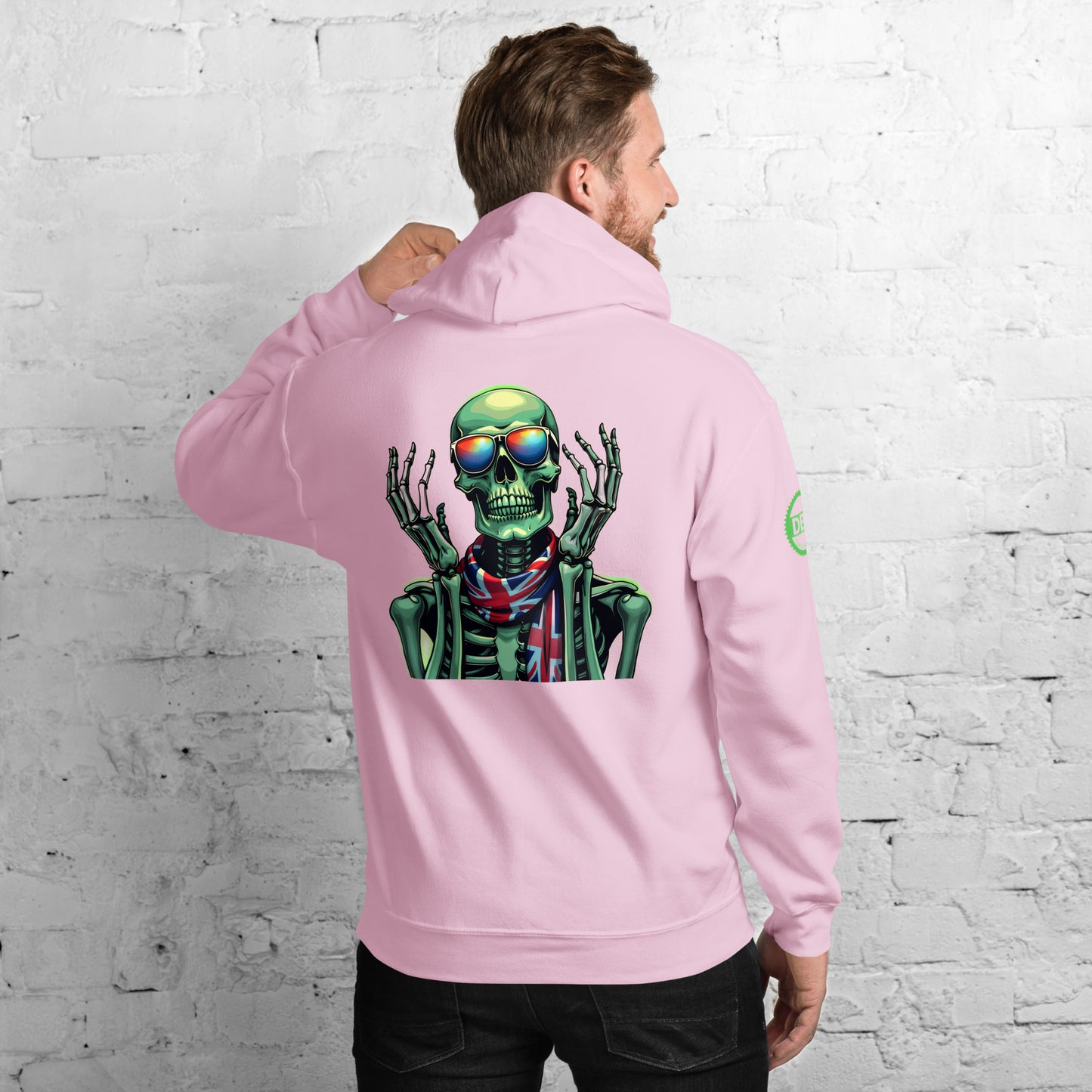 Unisex Luminous skeleton man Hoodie