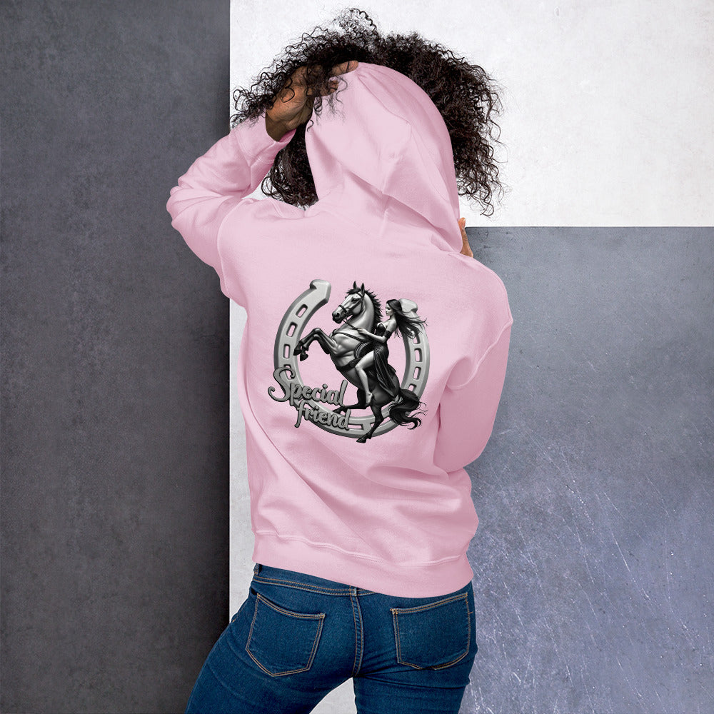 Women's horse Shoe special friend Hoodie