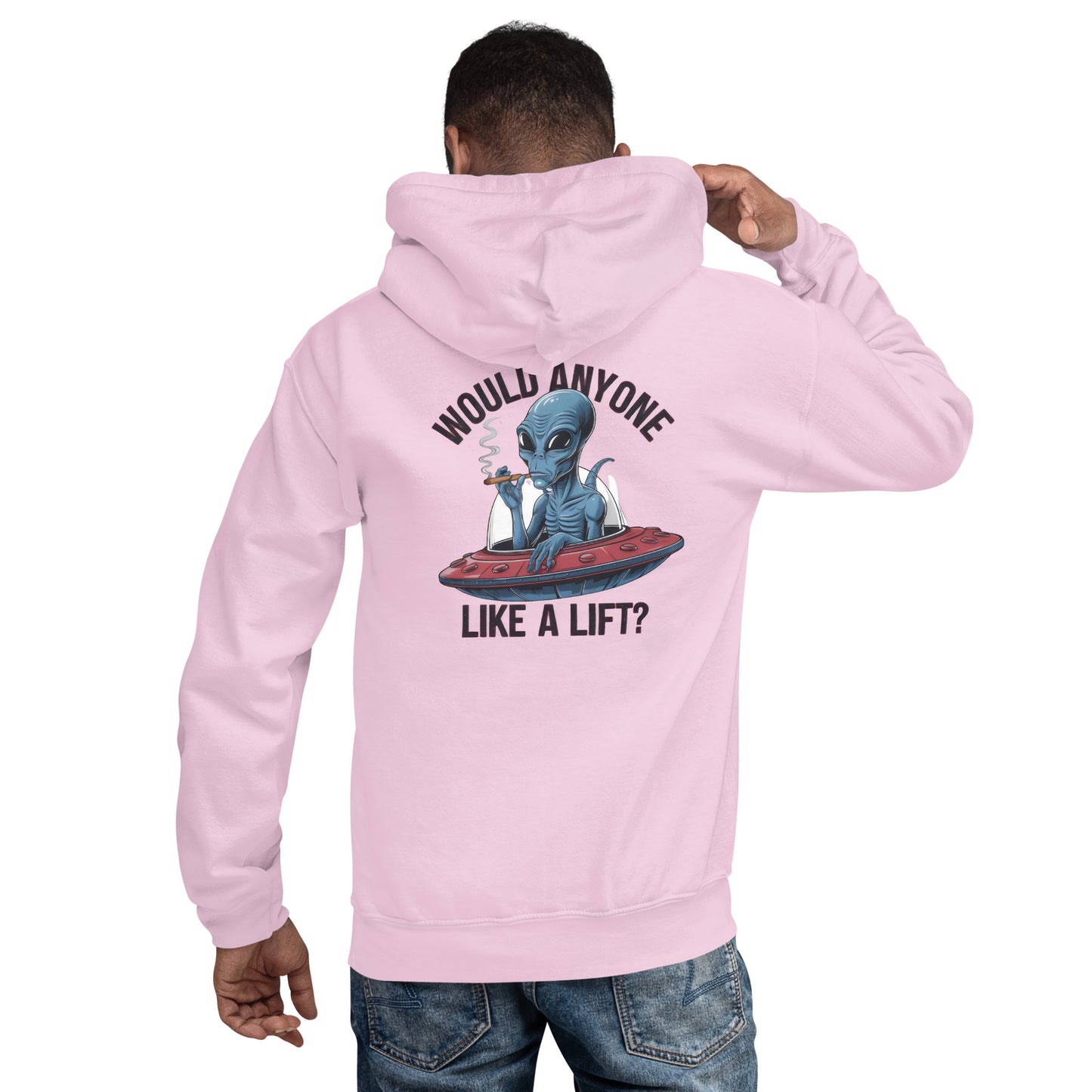 Unisex UFO Would anyone like a lift Hoodie