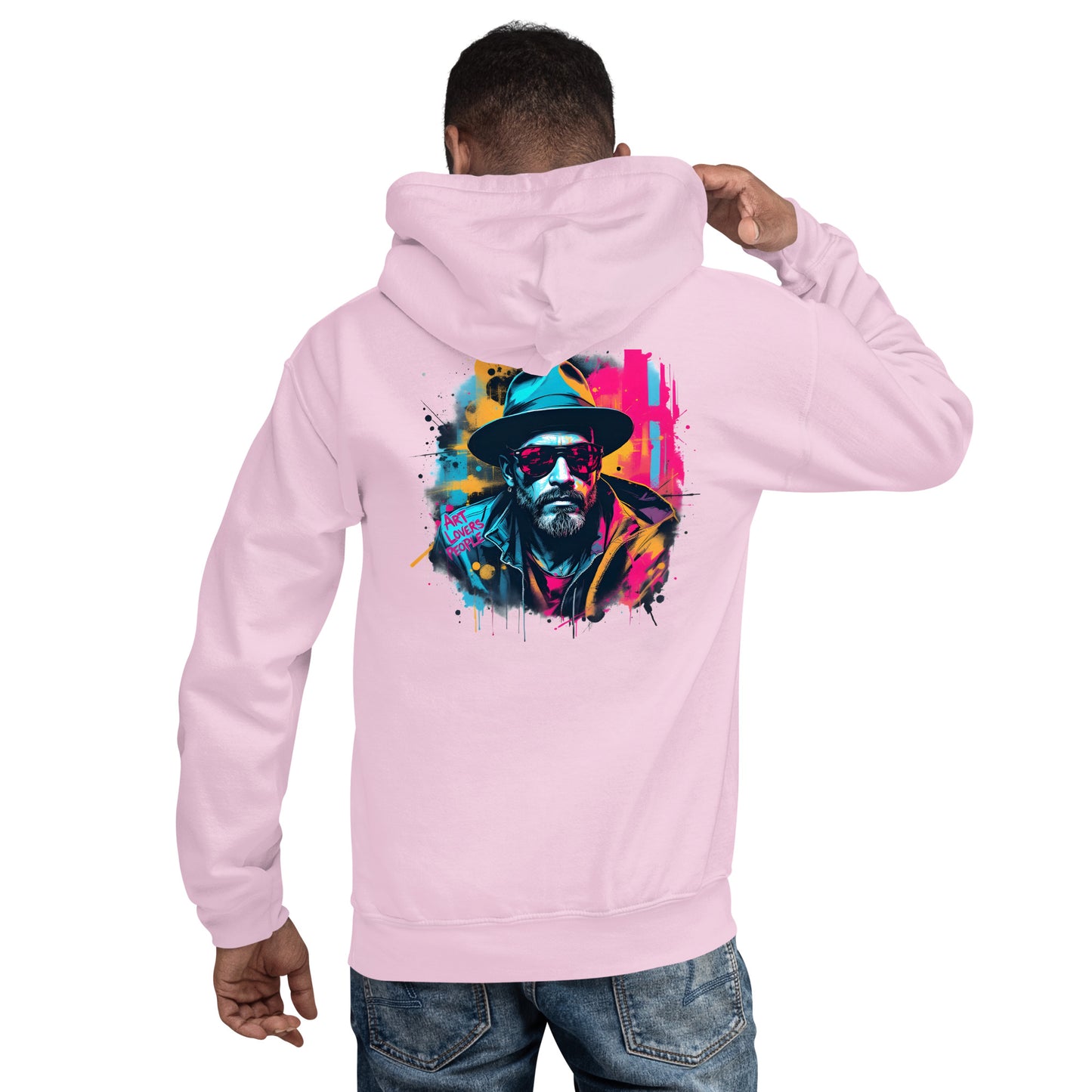 Unisex Twin print gravy Ai style art lover Hoodie