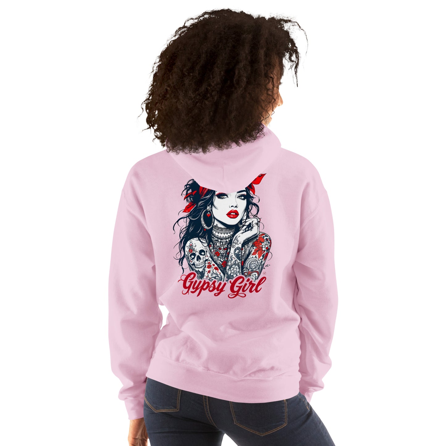 Unisex Gypsy girl illustration Hoodie
