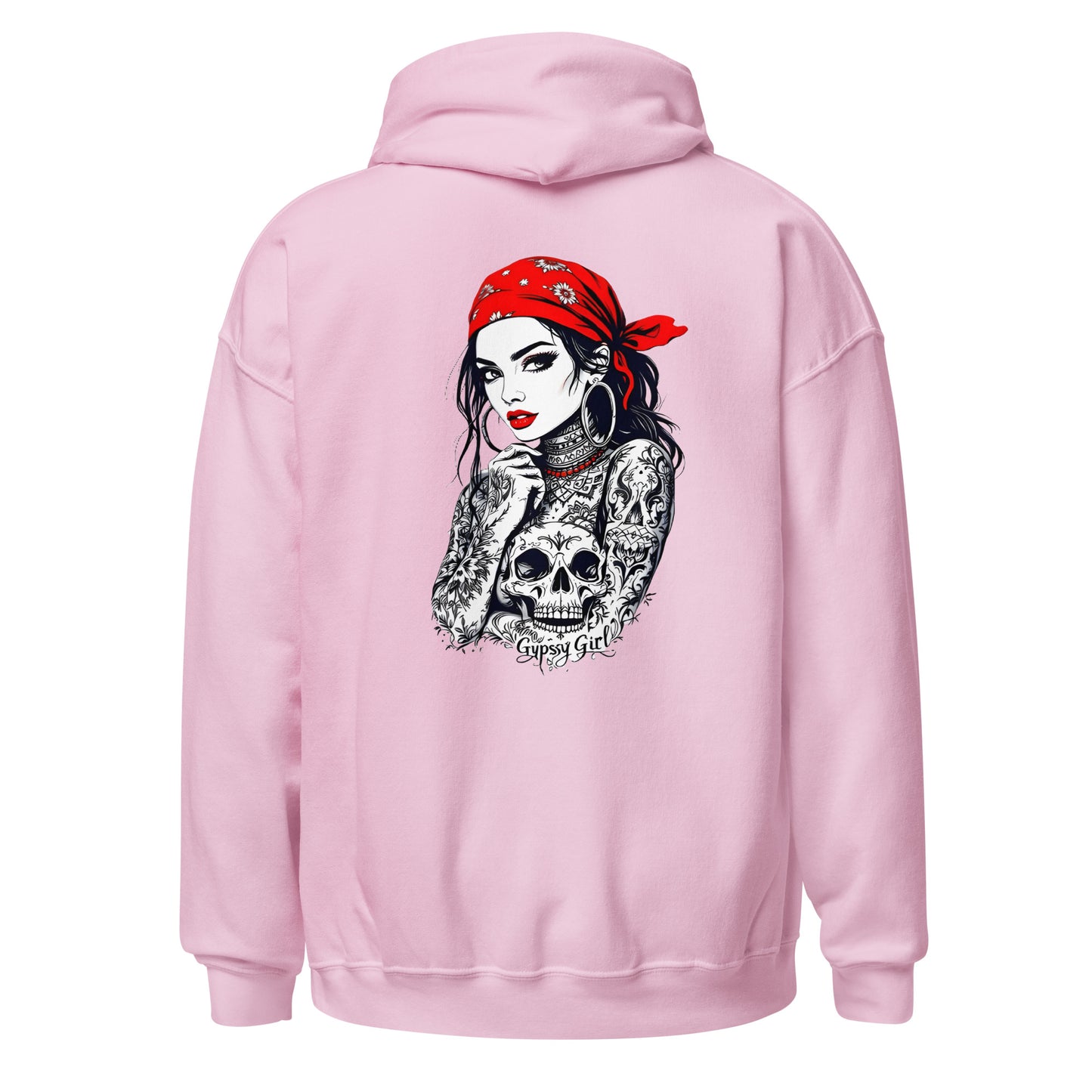 Unisex Skull sleeve tattoos Gypsy girl Hoodie