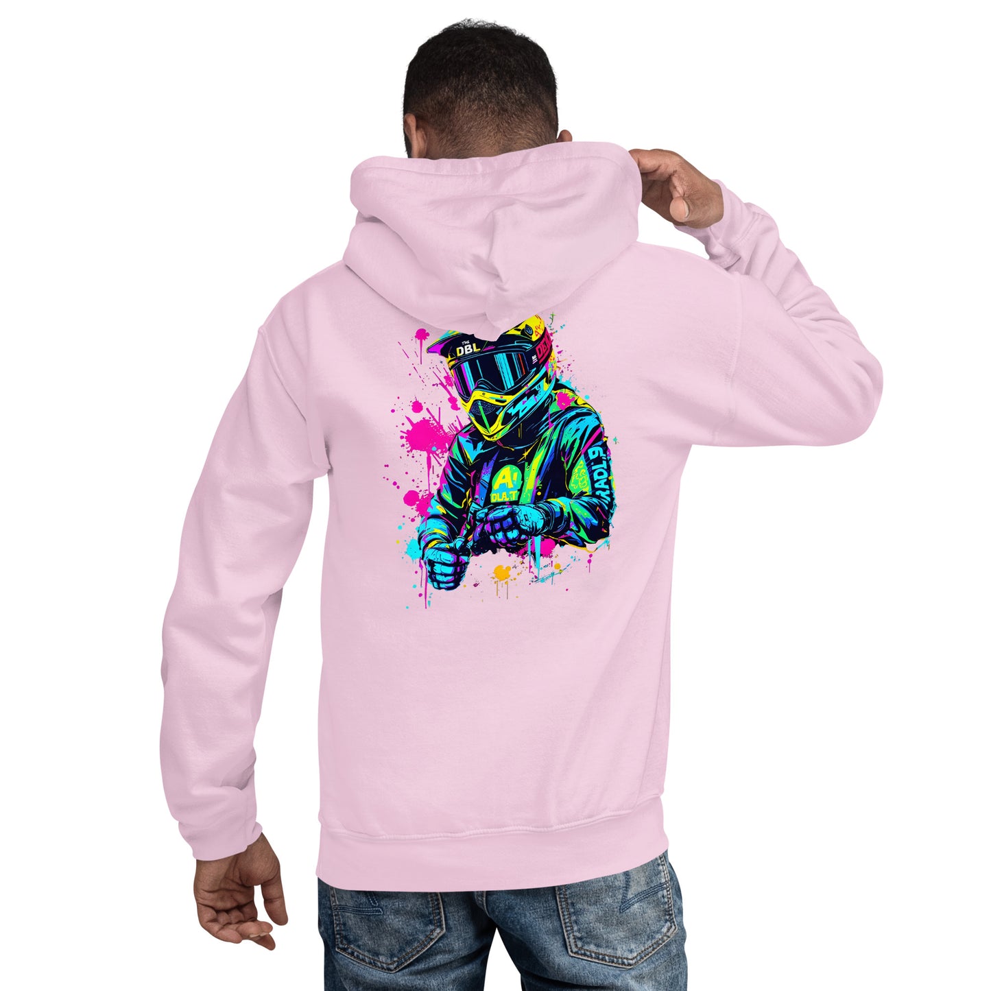 Unisex Psychedelic bike art series-2 Hoodie