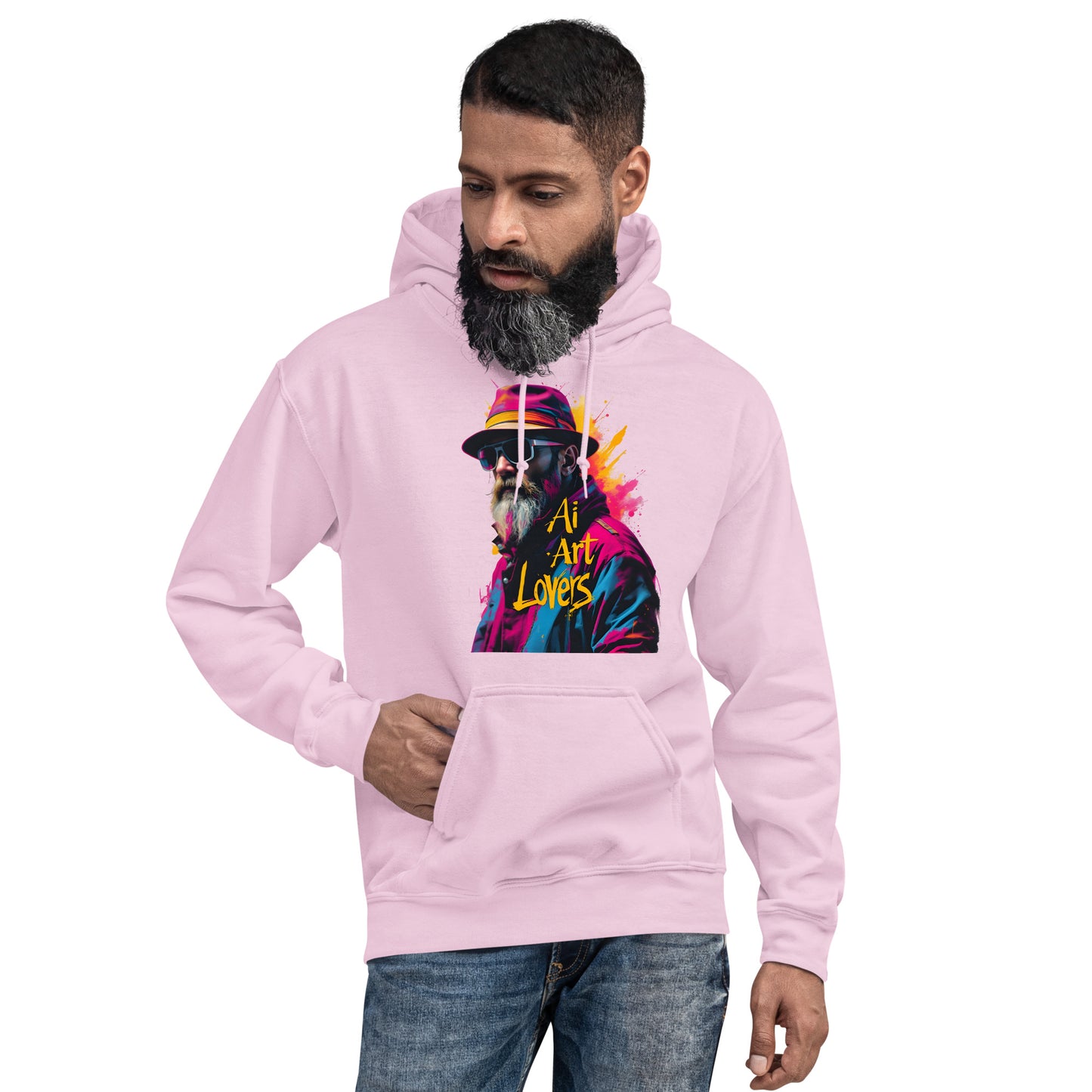 Unisex Twin print gravy Ai style art lover Hoodie