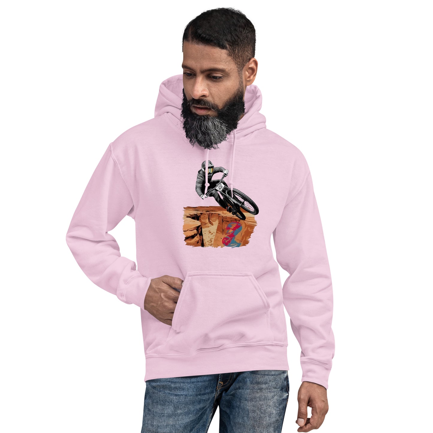 Unisex Twin print Big Canyon Sender Hoodie