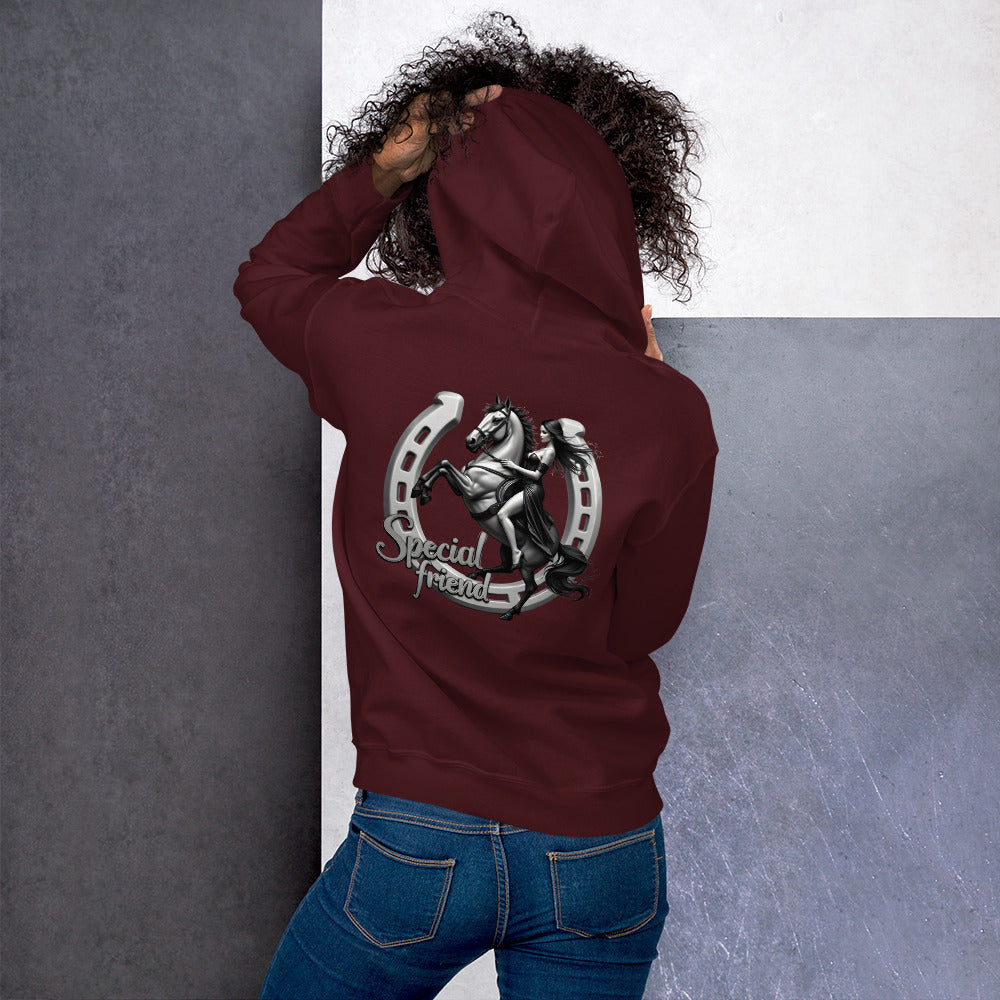 Women's horse Shoe special friend Hoodie