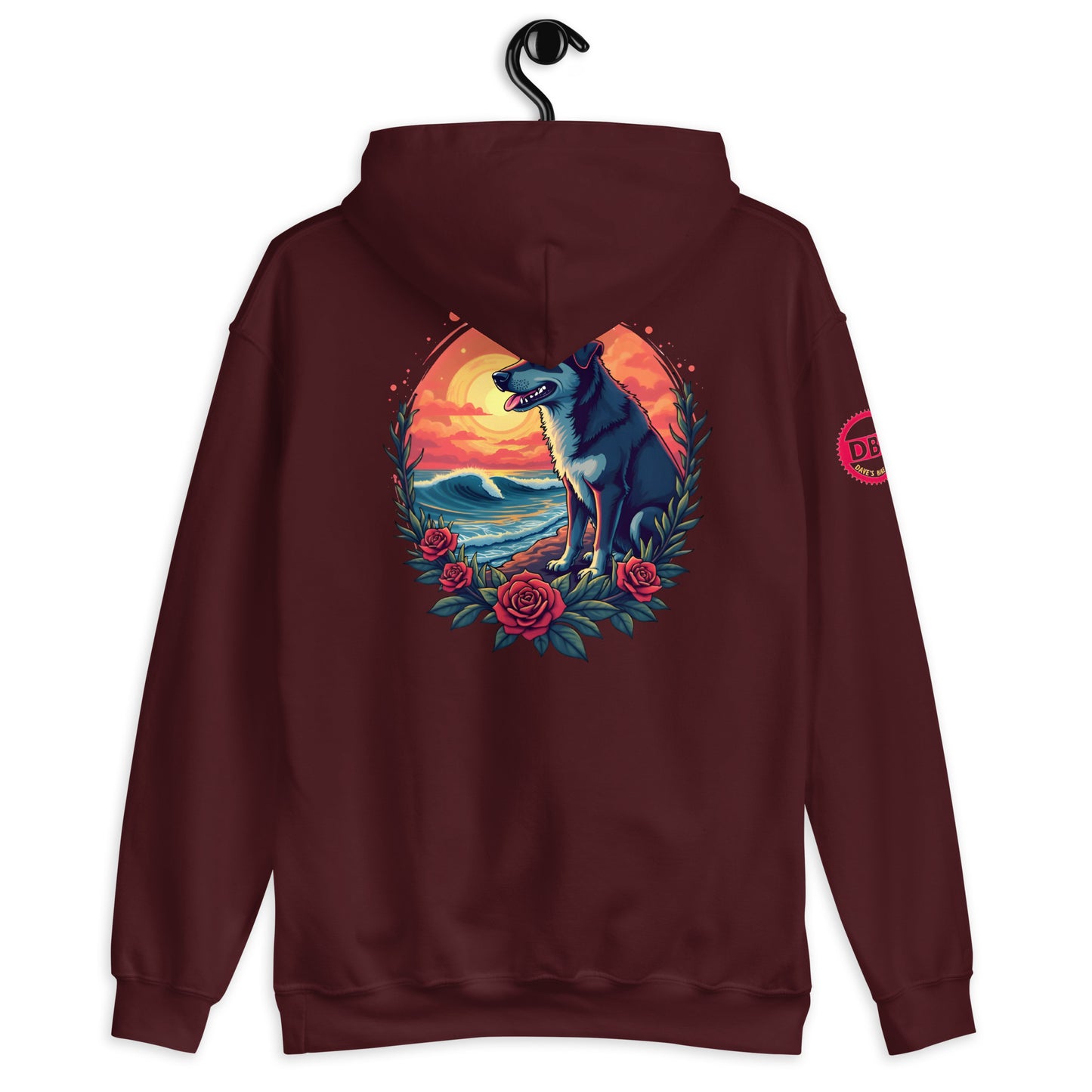 Unisex Labrador rose Hoodie