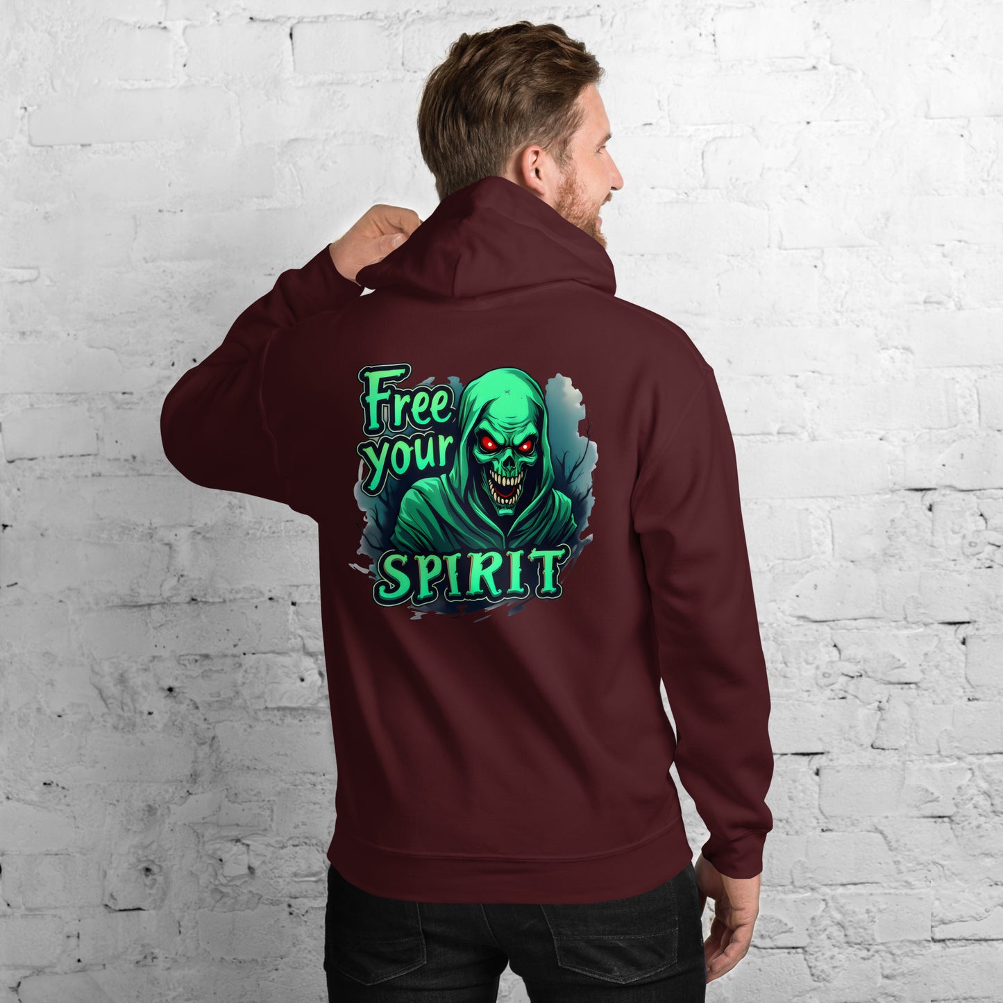 Unisex Halloween free your spirit heavy blend Hoodie