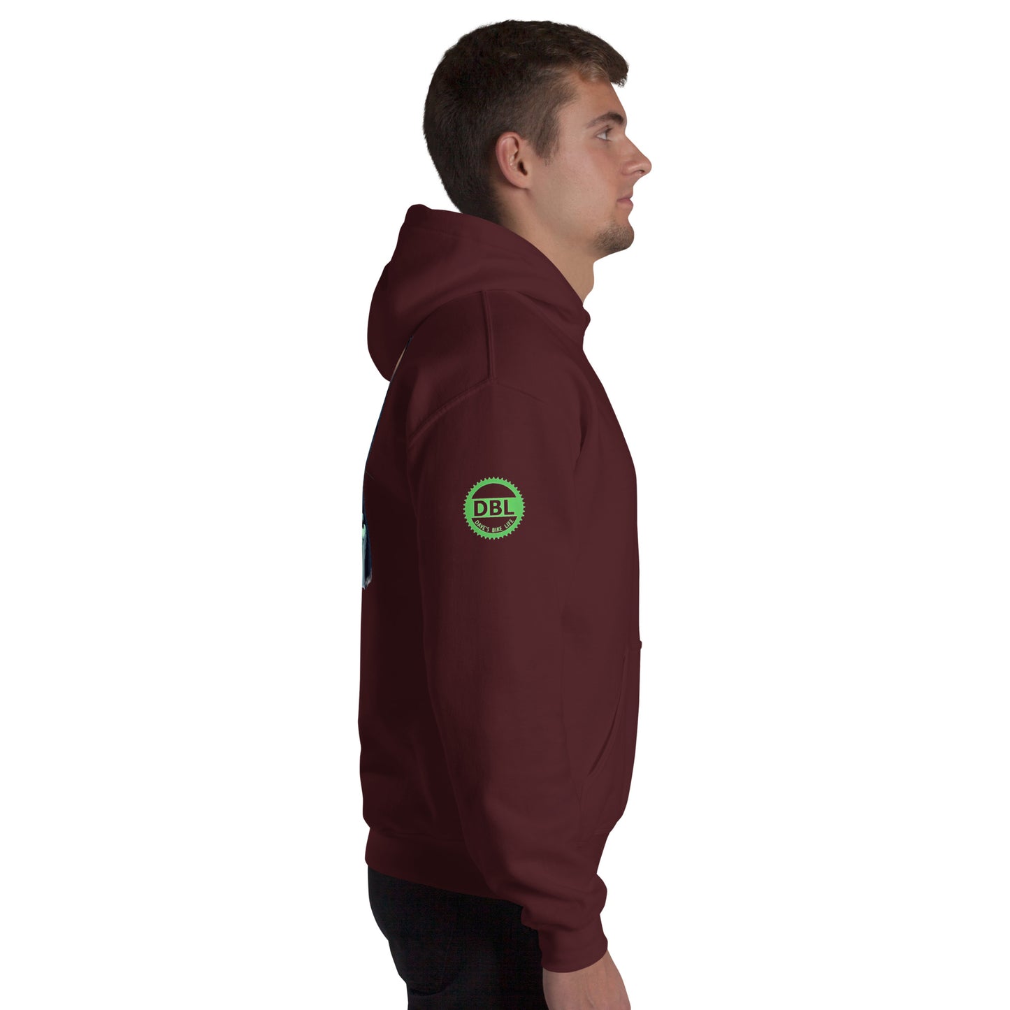 Unisex Zombie Green Illuminated cat classic Hoodie