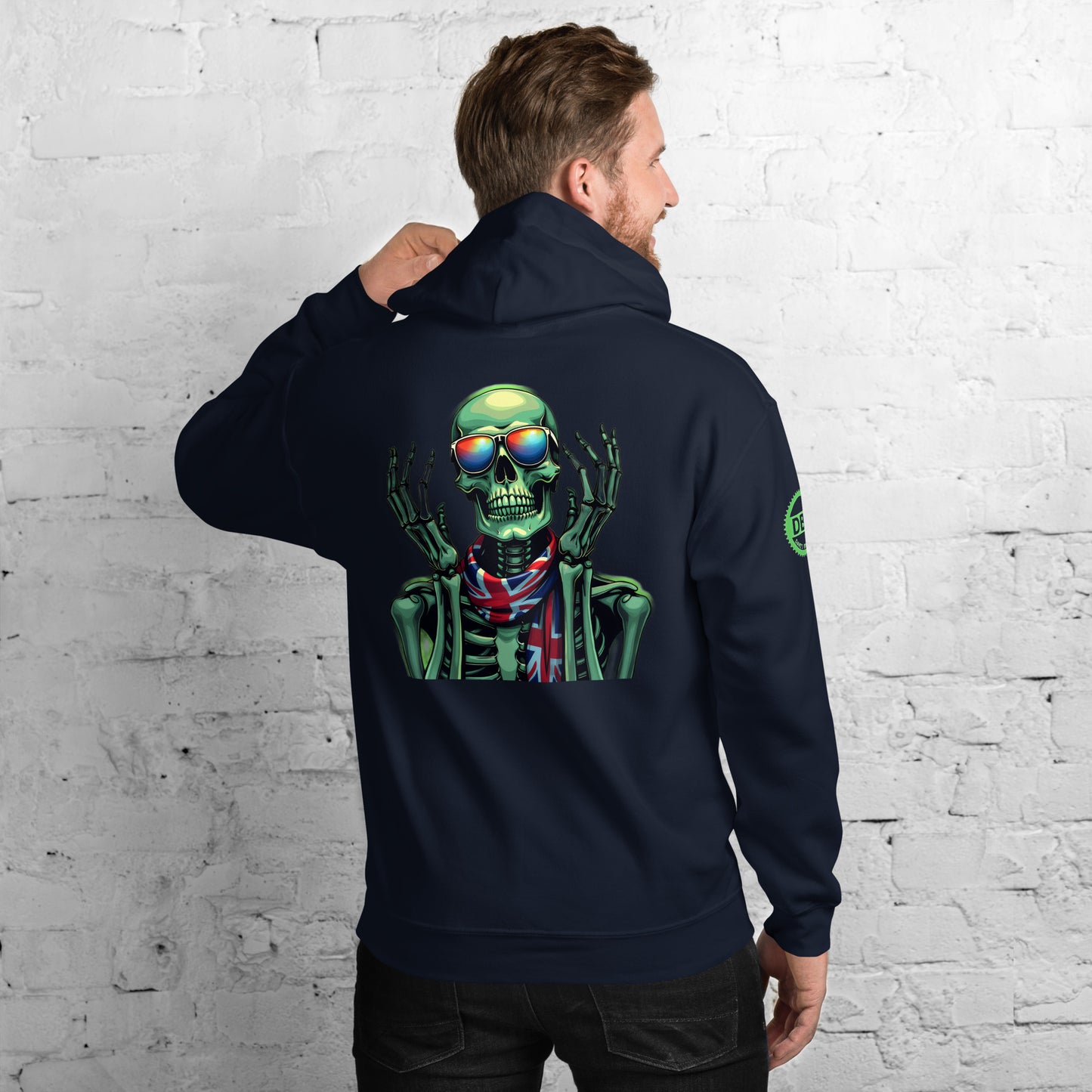 Unisex Luminous skeleton man Hoodie