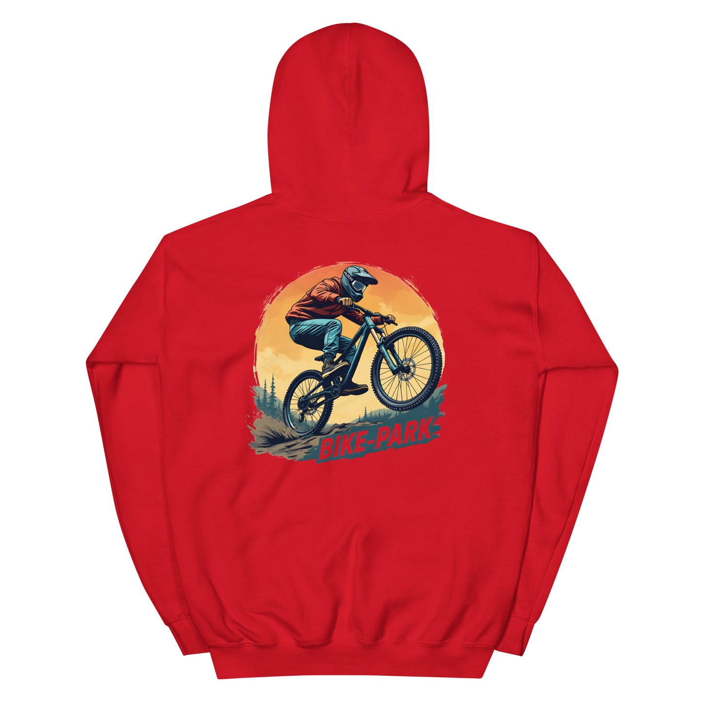 Unisex men's bike Park Rider classic Hoodie