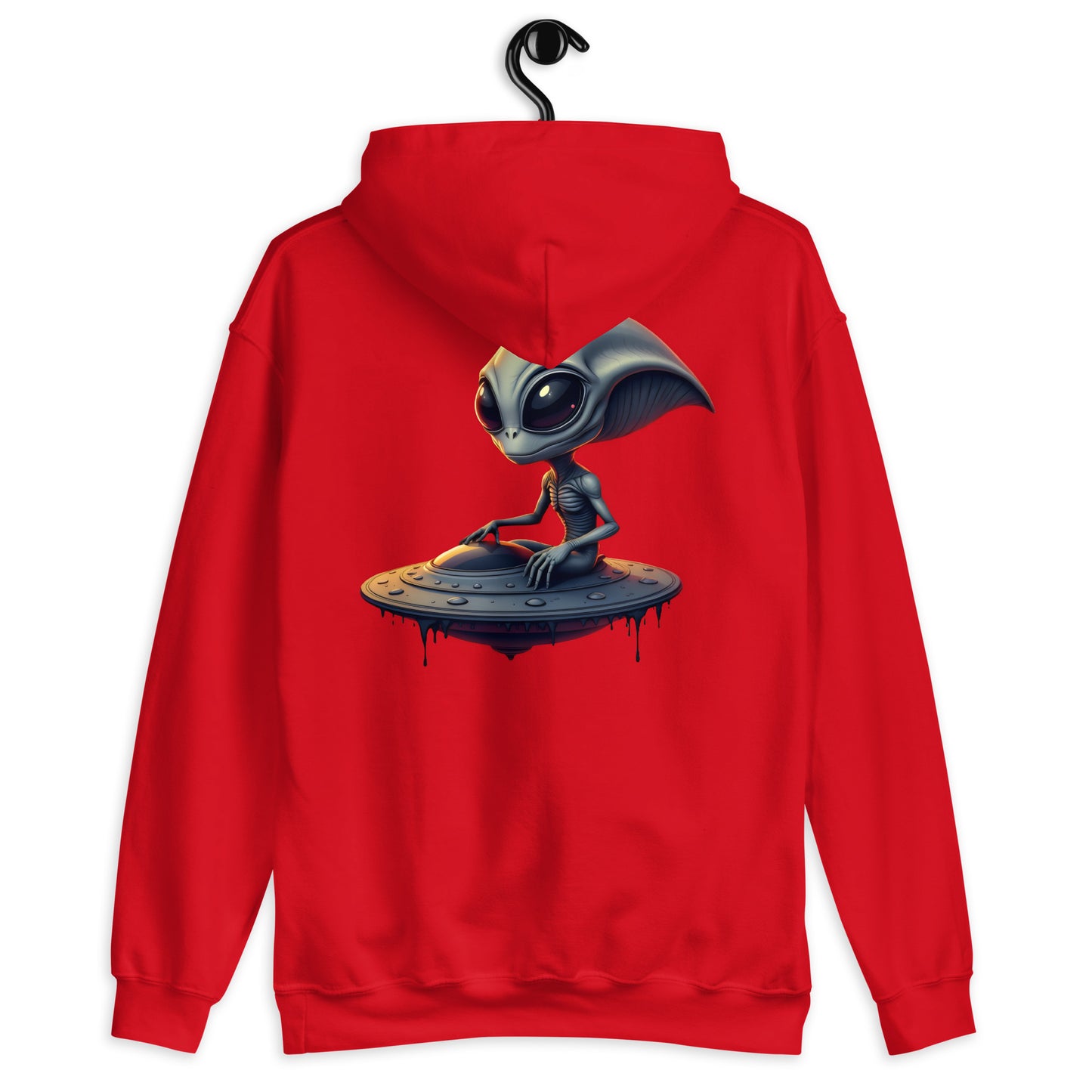 Unisex UFO alien armed eyes Hoodie