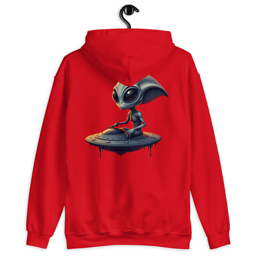 Unisex UFO alien armed eyes Hoodie
