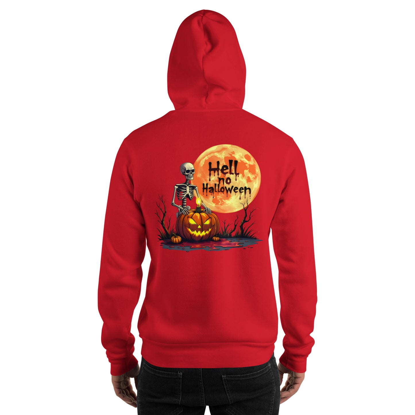 Men's & women's Hell no Halloween classic tee Hoodie