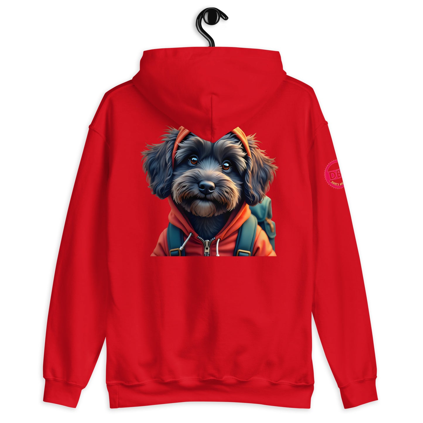 dog ladies Lunar Cockapoo faded t-shirt Hoodie