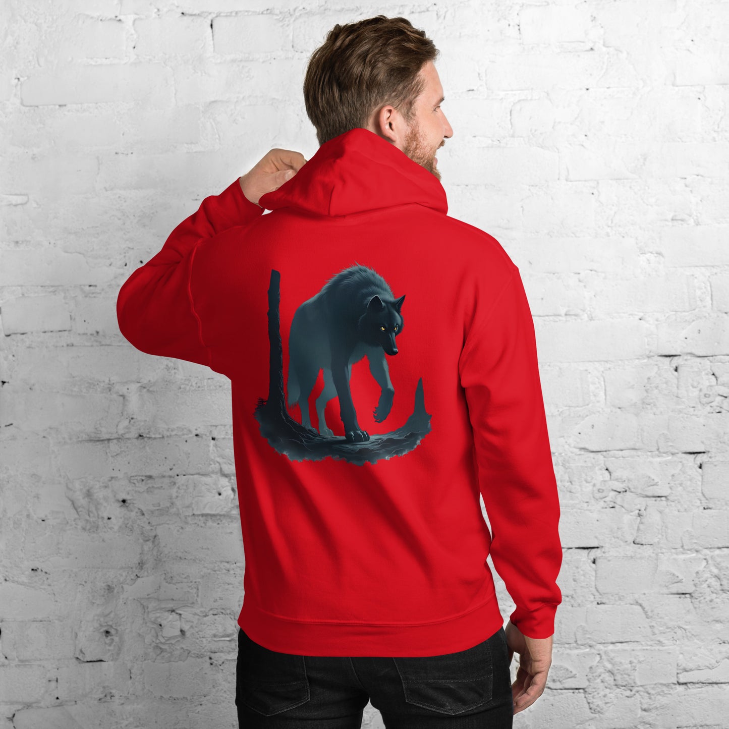 Unisex Unisex Shadow Wolf classic tee Hoodie
