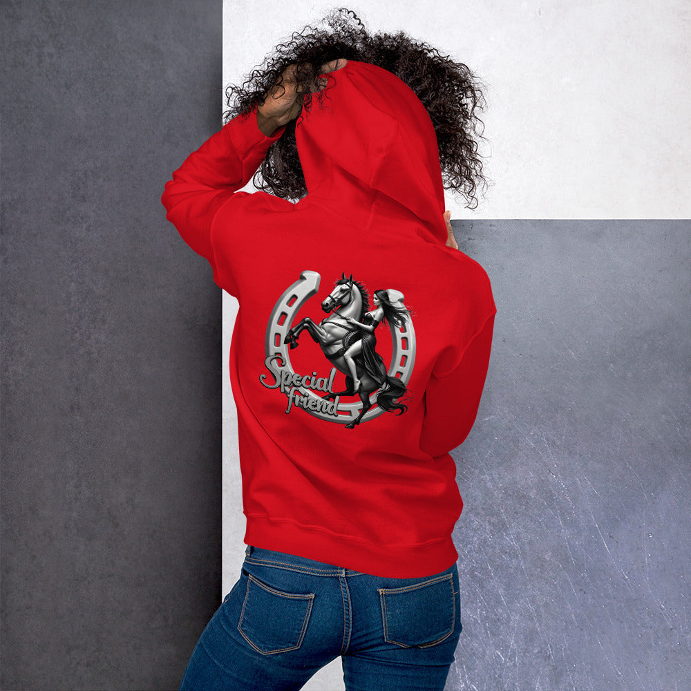 Women's horse Shoe special friend Hoodie