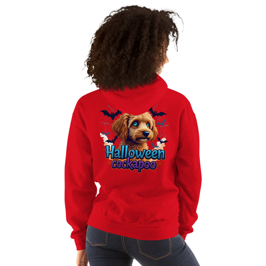 Unisex Halloween cockapoo blue eyed series 2 Hoodie