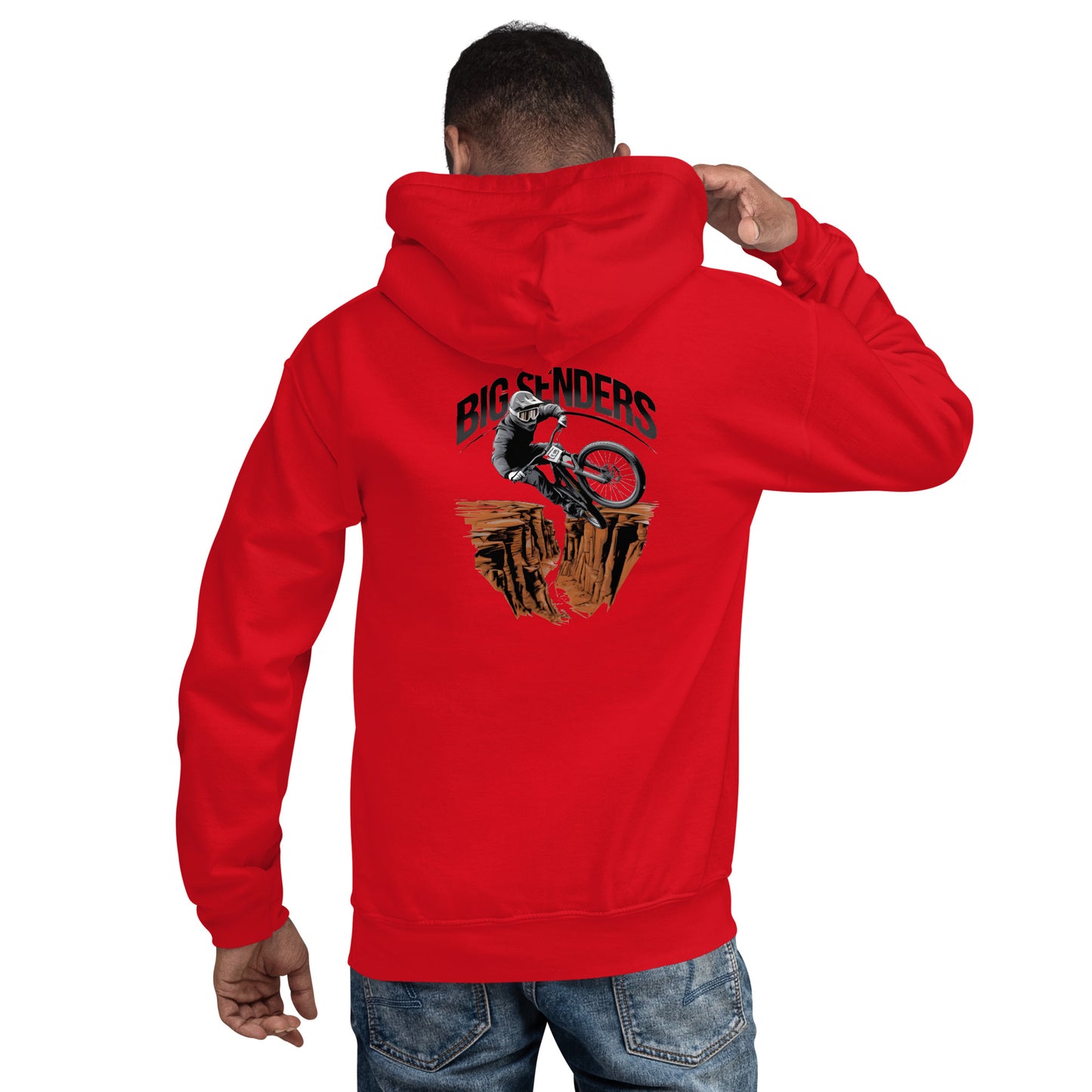 Unisex Twin print Big Canyon Sender Hoodie
