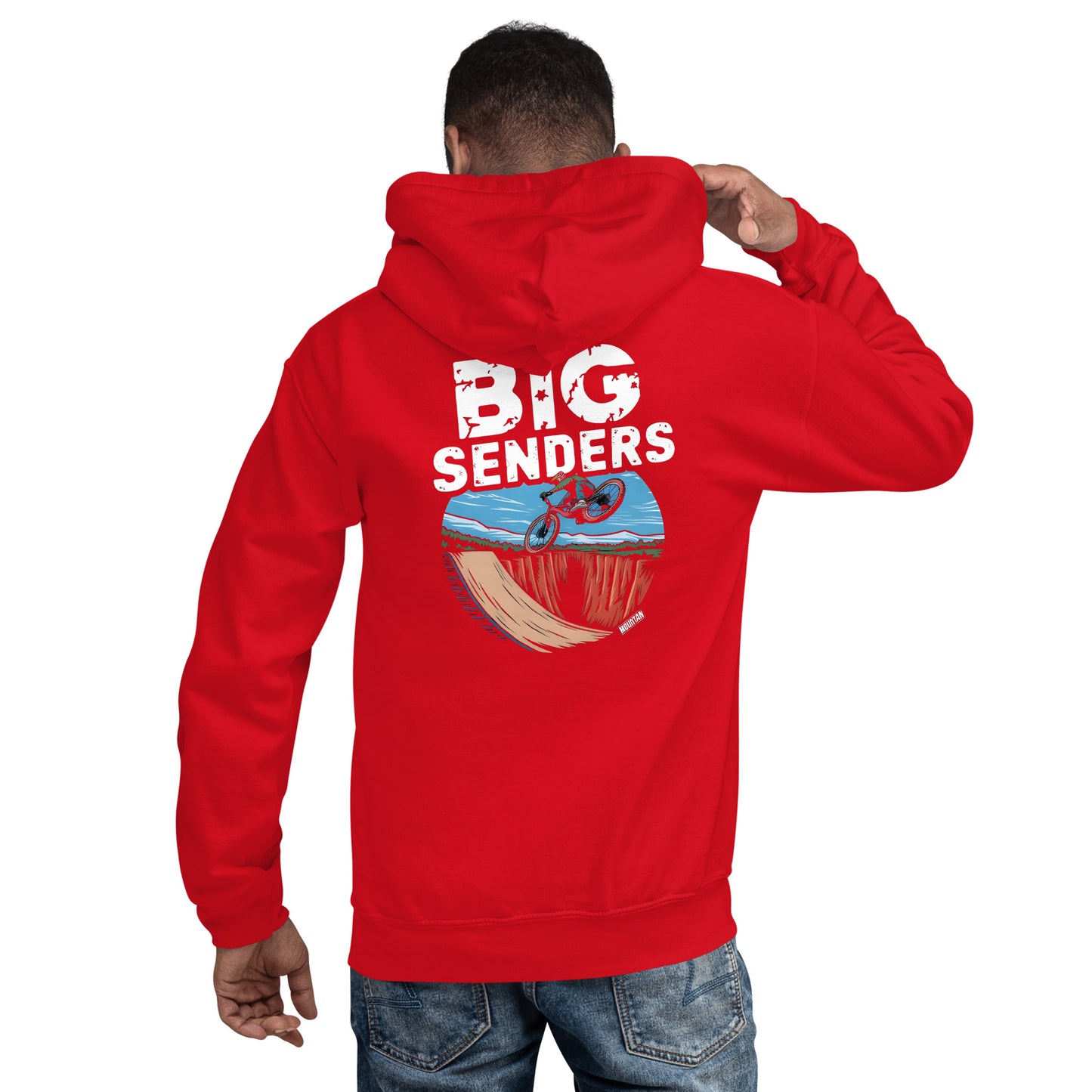 Unisex Big sender illustration bike-park Hoodie