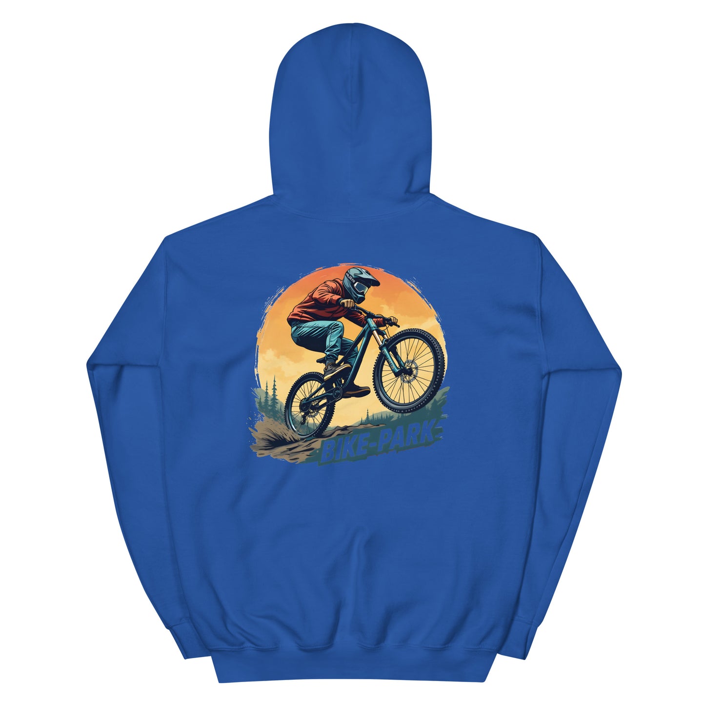 Unisex men's bike Park Rider classic Hoodie
