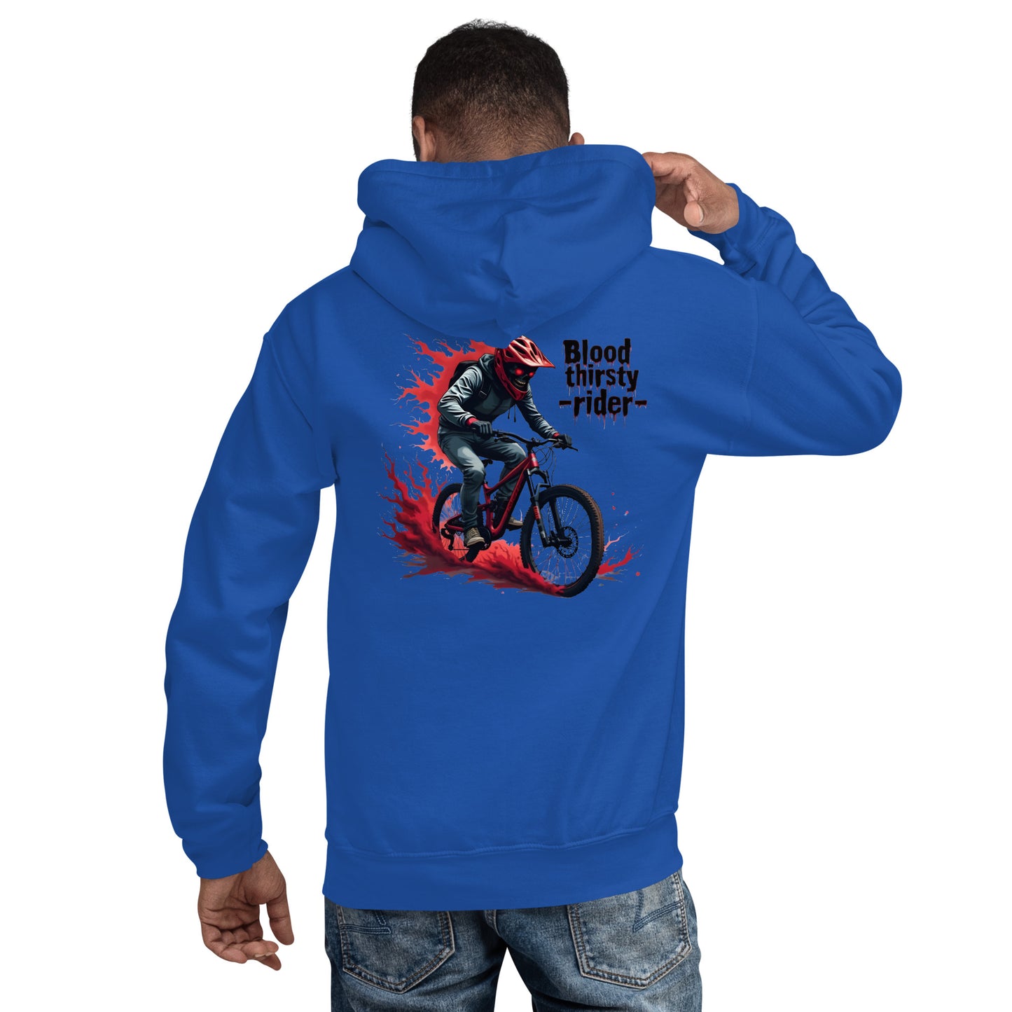 Men's blood thirsty rider Hoodie