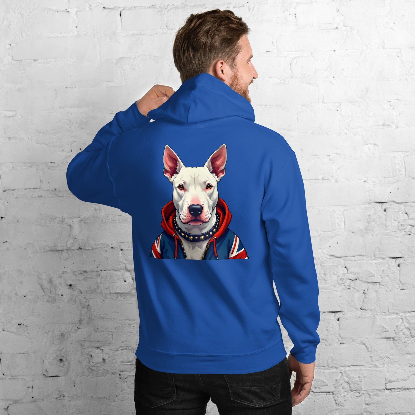 Unisex English white bull terrier Hoodie