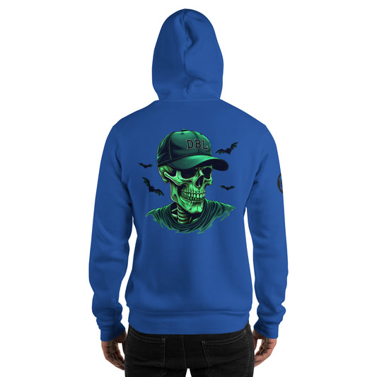 Unisex High definition luminous skull classic Hoodie