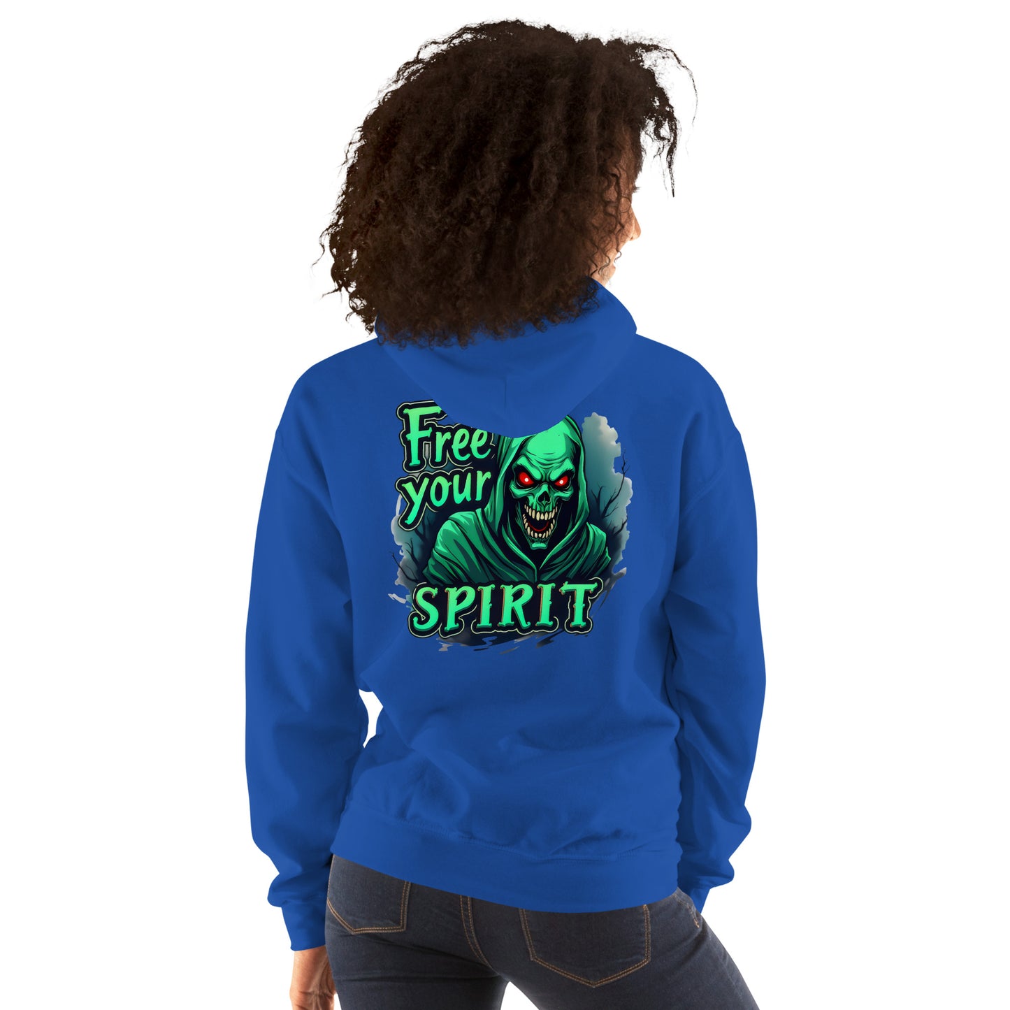 Unisex Halloween free your spirit heavy blend Hoodie