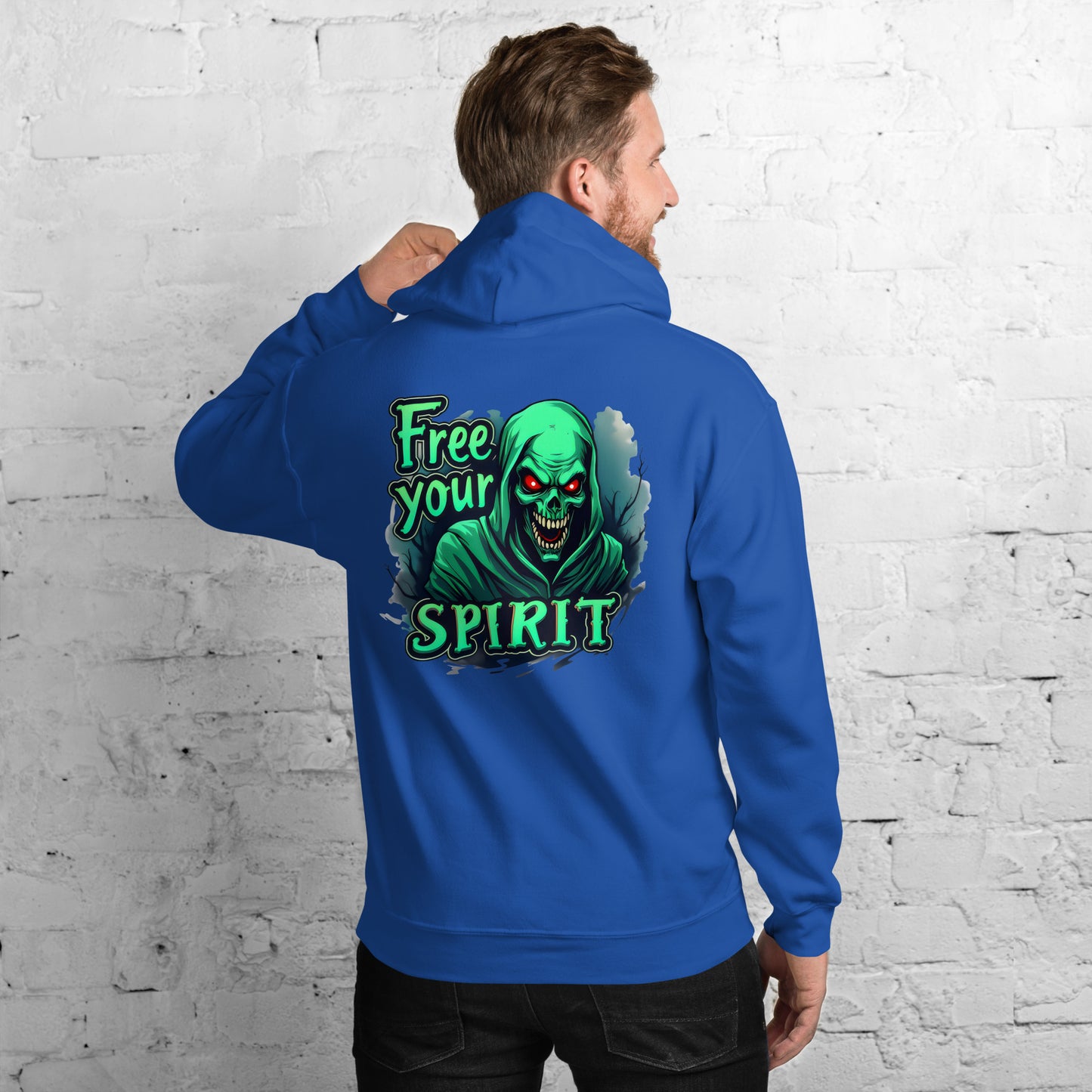 Unisex Halloween free your spirit heavy blend Hoodie