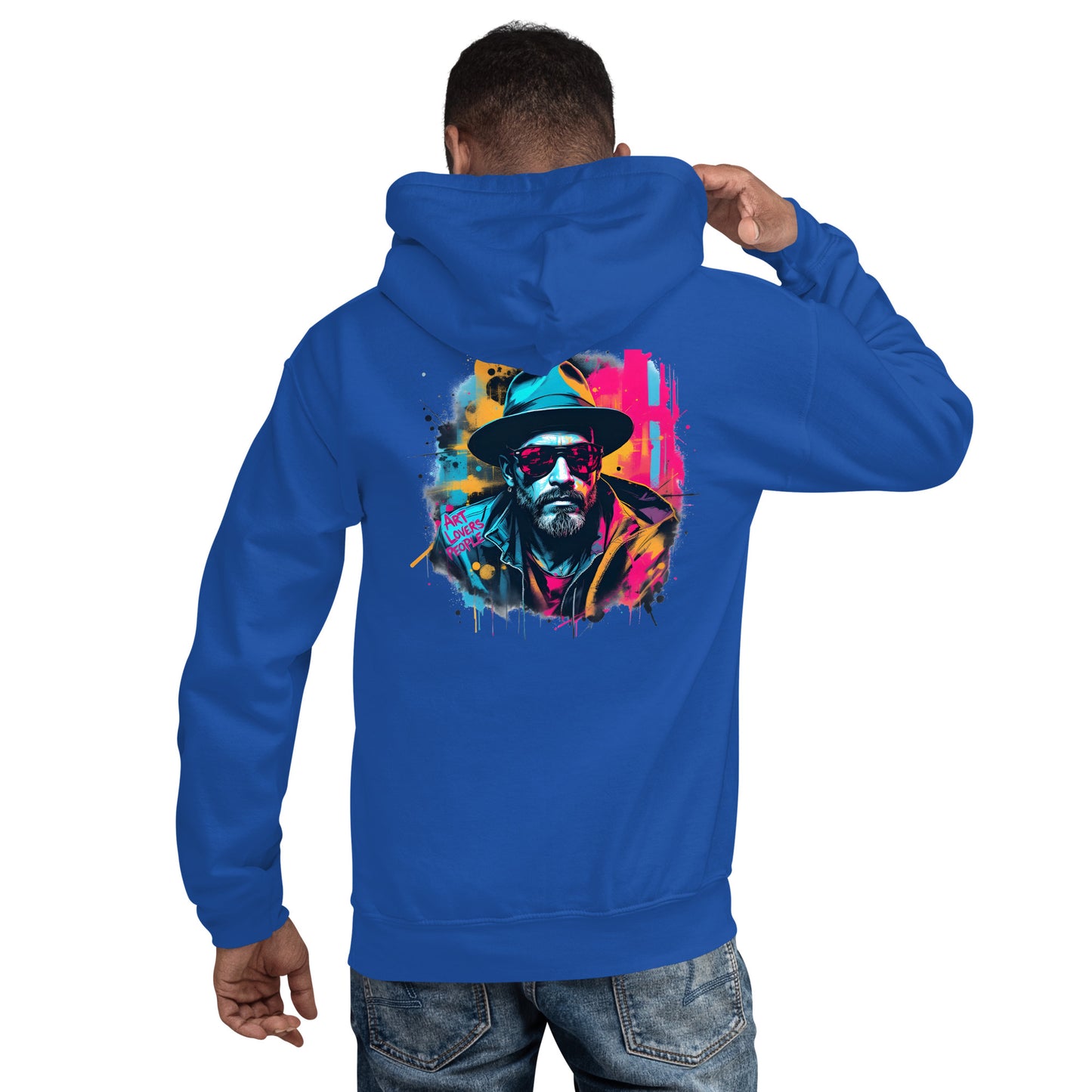 Unisex Twin print gravy Ai style art lover Hoodie