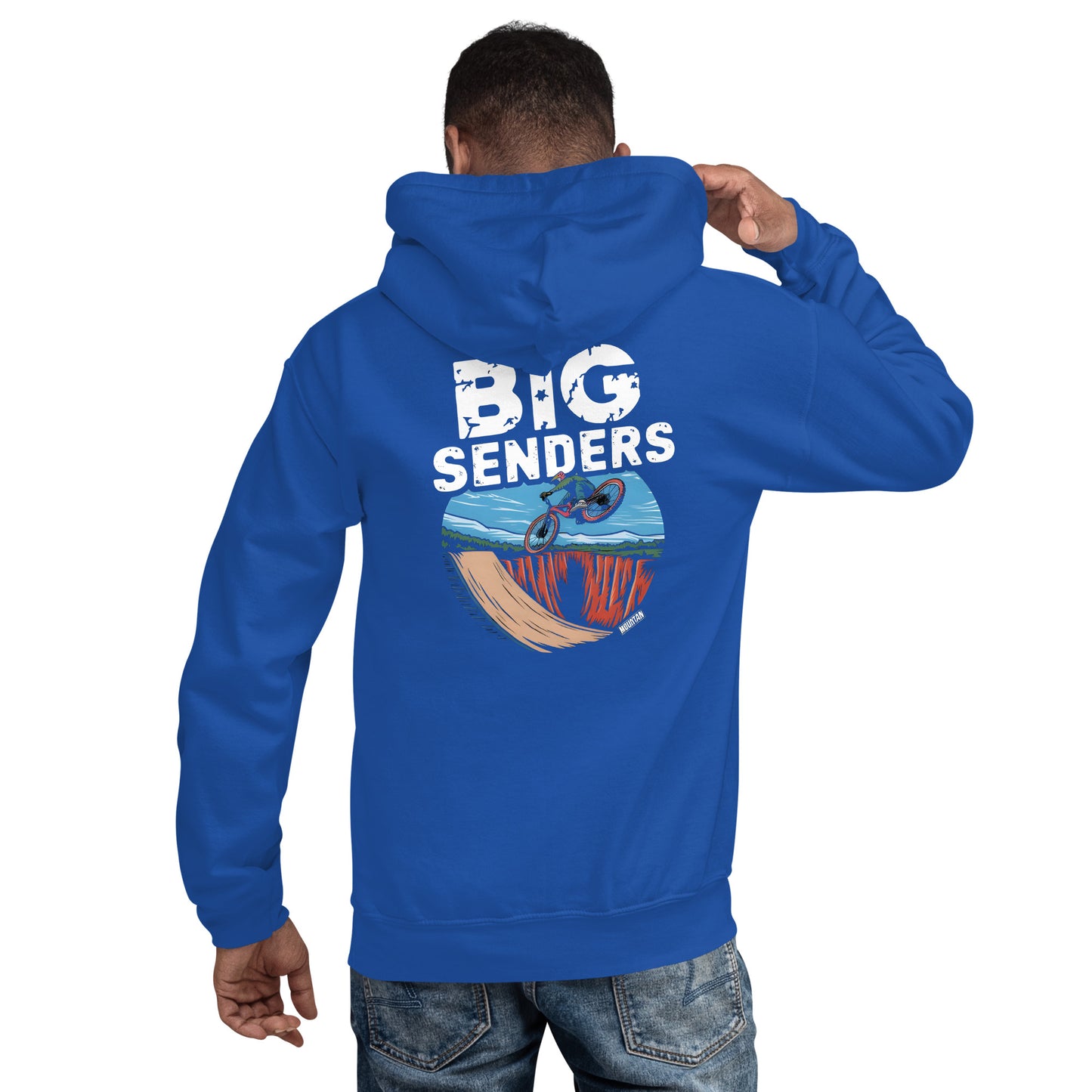 Unisex Big sender illustration bike-park Hoodie