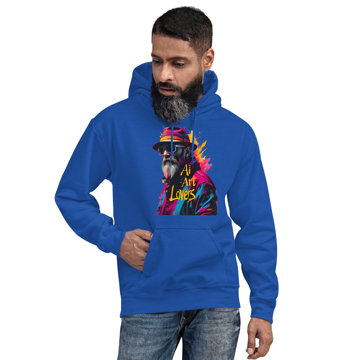 Unisex Twin print gravy Ai style art lover Hoodie