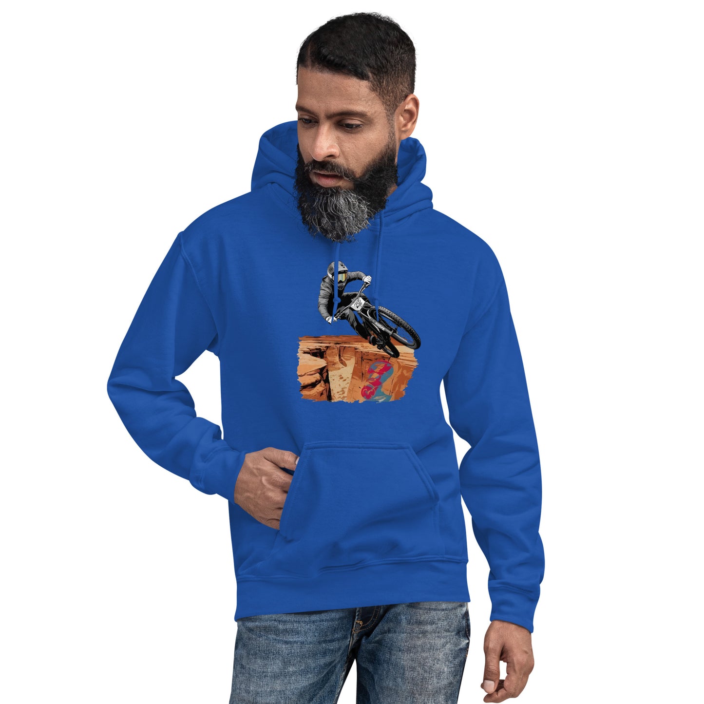 Unisex Twin print Big Canyon Sender Hoodie