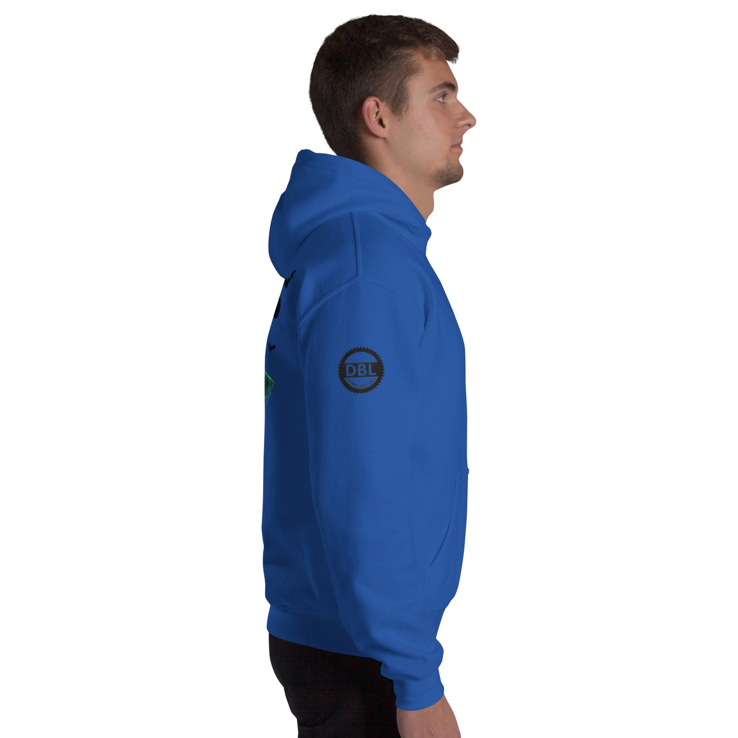 Unisex High definition luminous skull classic Hoodie