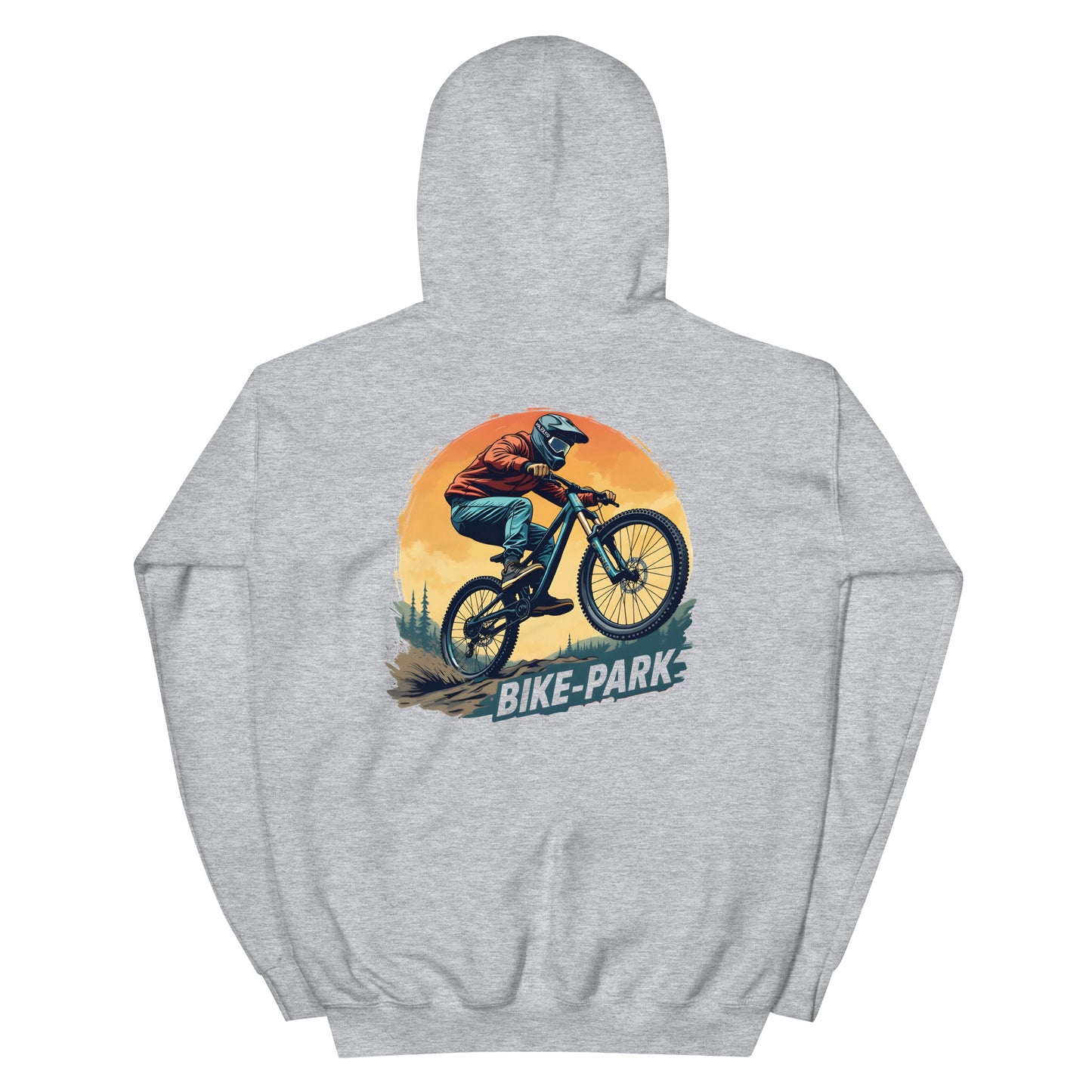 Unisex men's bike Park Rider classic Hoodie