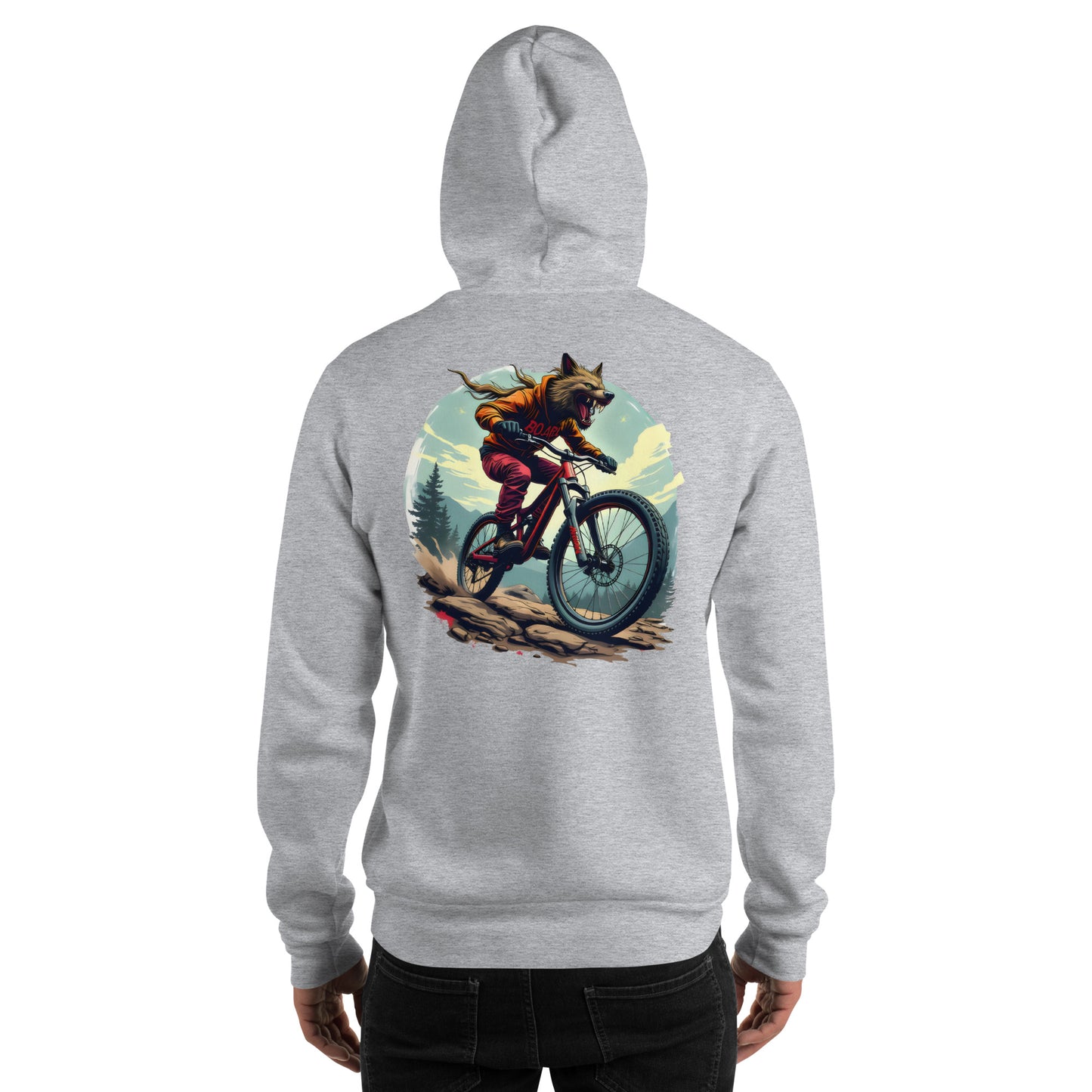 Unisex Wolfman rides Hoodie