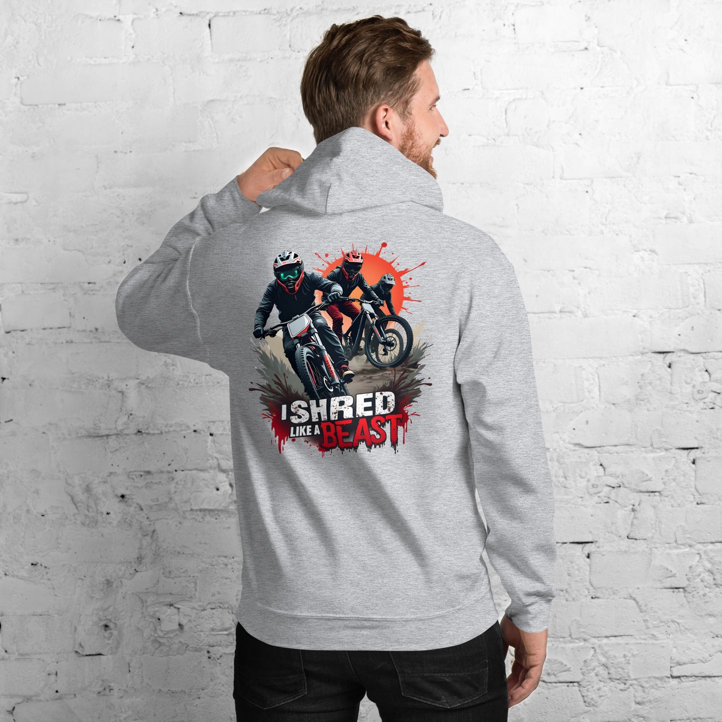 Unisex I shred like a beast Hoodie