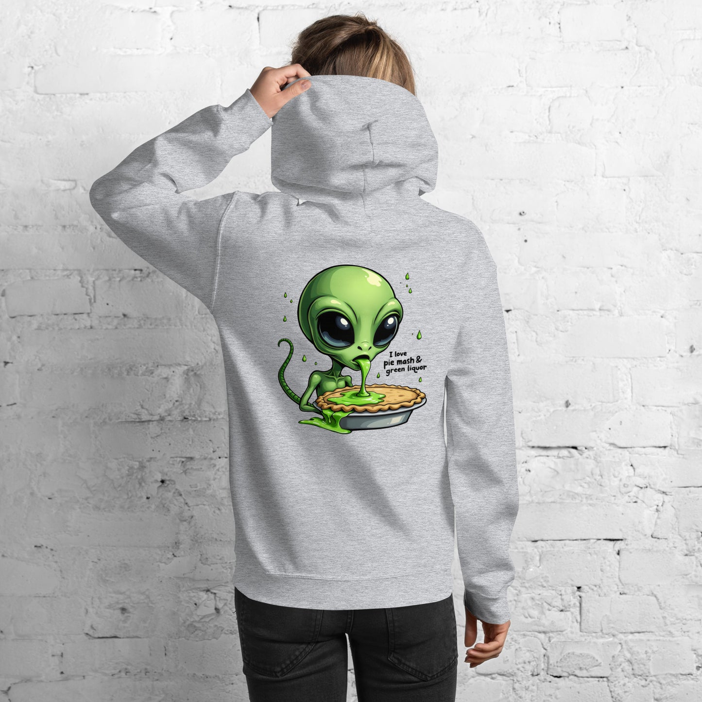 Unisex Alien pie and liquor Hoodie