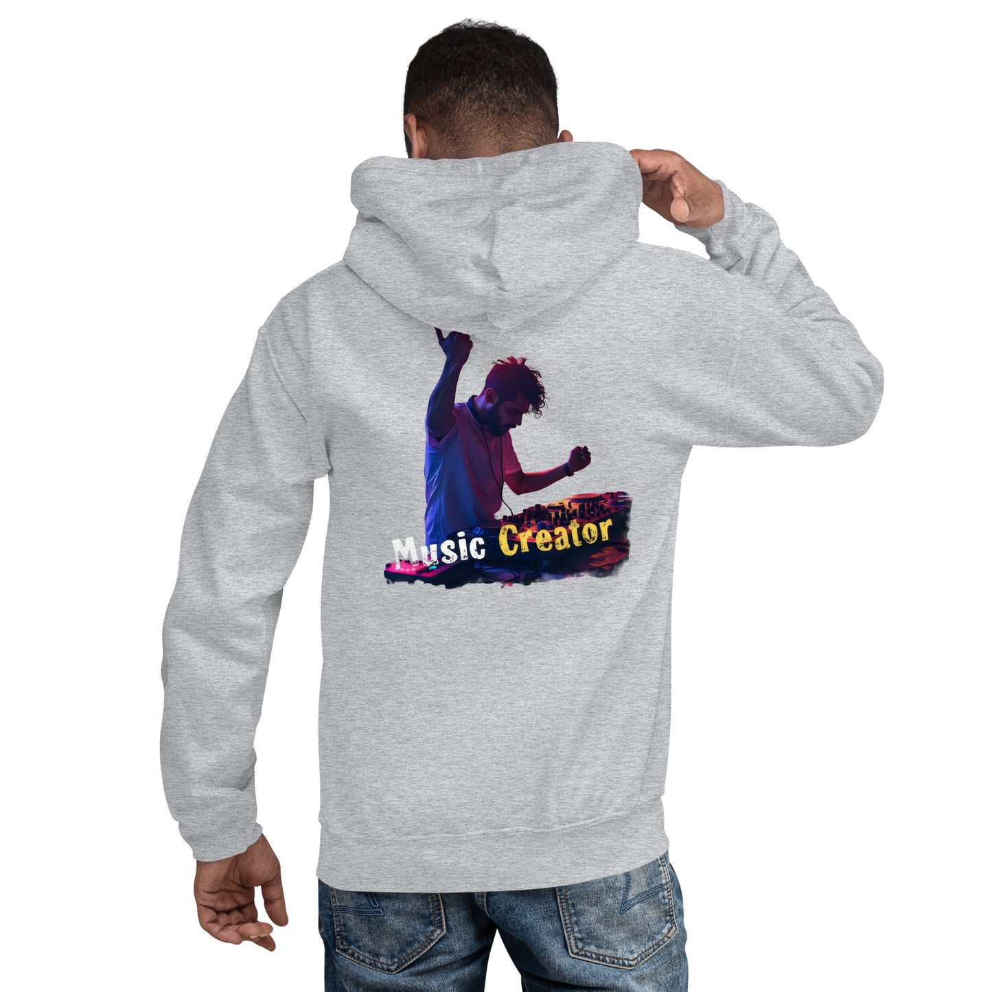 Unisex Music maker Twin-print music creator Hoodie