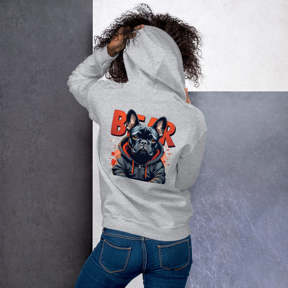 Unisex Bear Dog French bulldog classic Hoodie