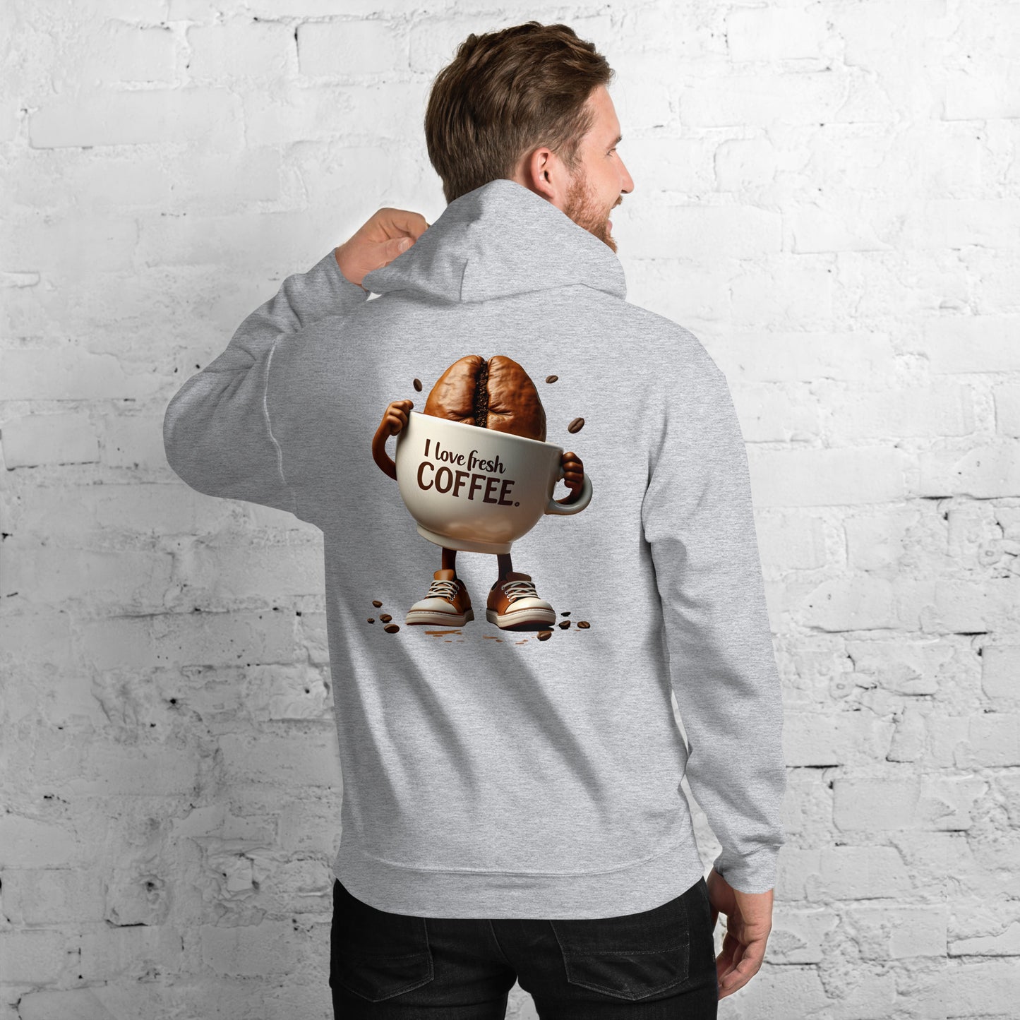 Unisex I love fresh coffee Hoodie