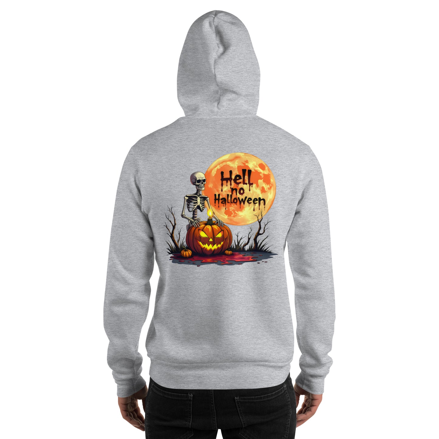 Men's & women's Hell no Halloween classic tee Hoodie