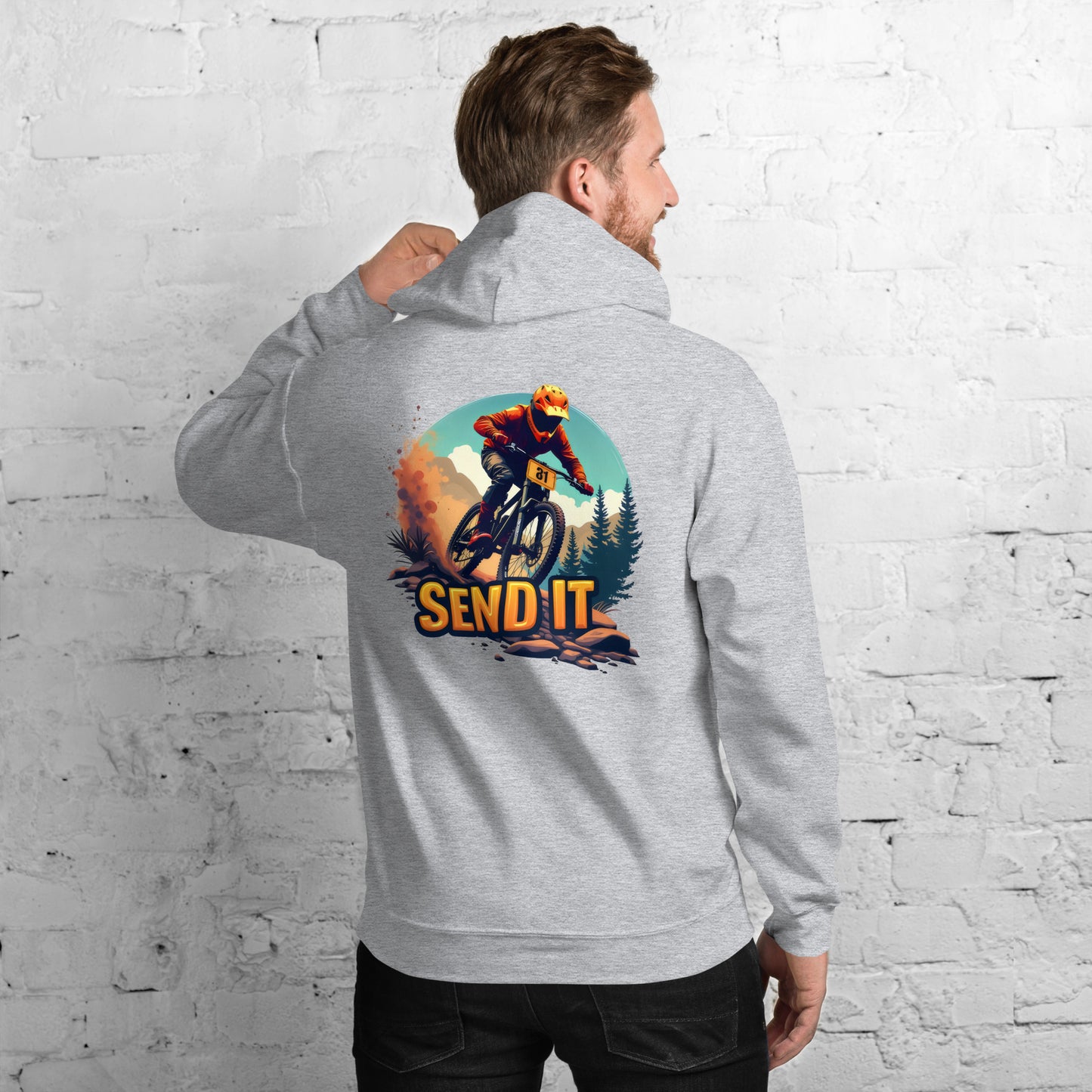 Unisex Send it MTB classic Hoodie