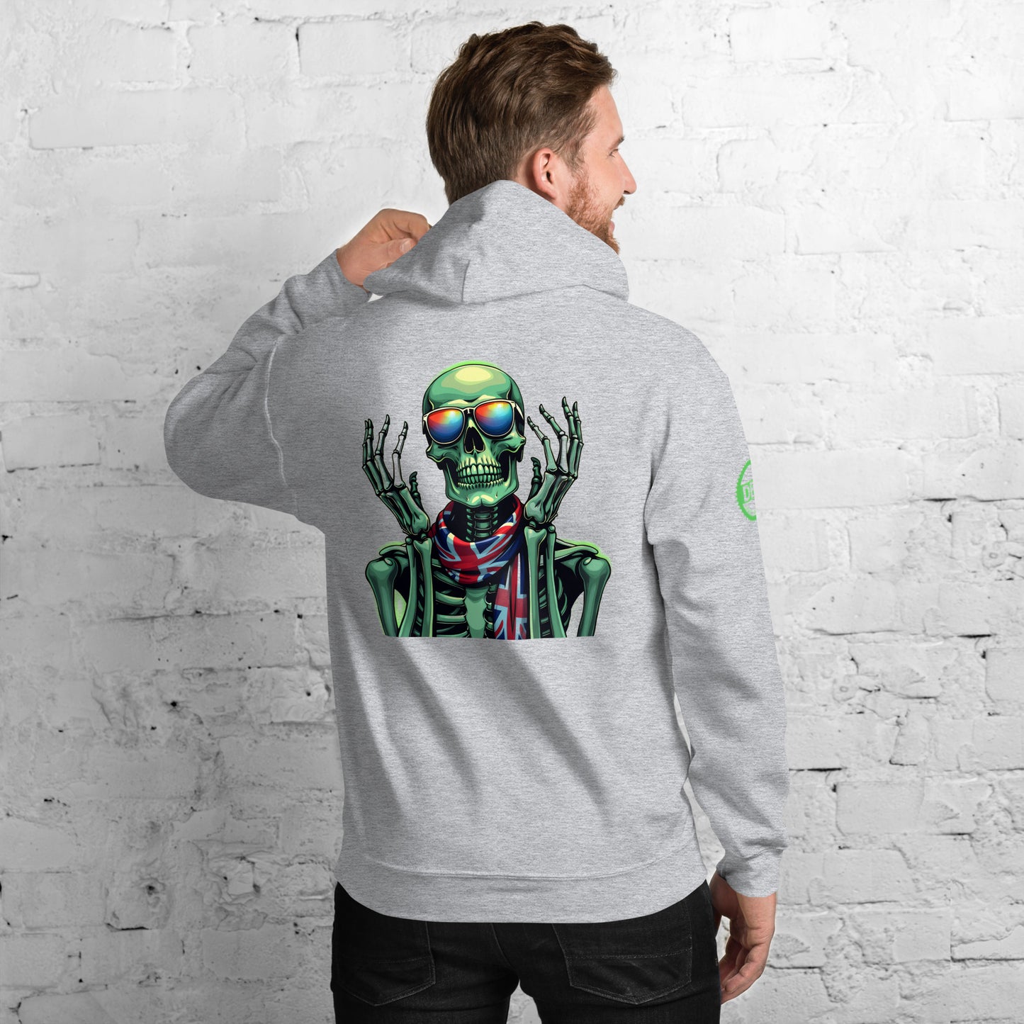 Unisex Luminous skeleton man Hoodie