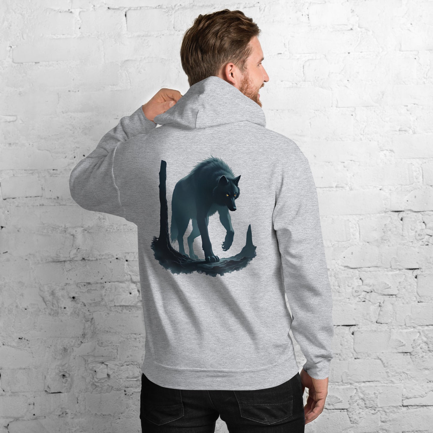 Unisex Unisex Shadow Wolf classic tee Hoodie
