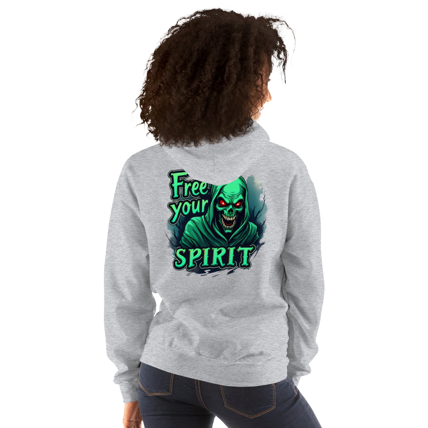 Unisex Halloween free your spirit heavy blend Hoodie